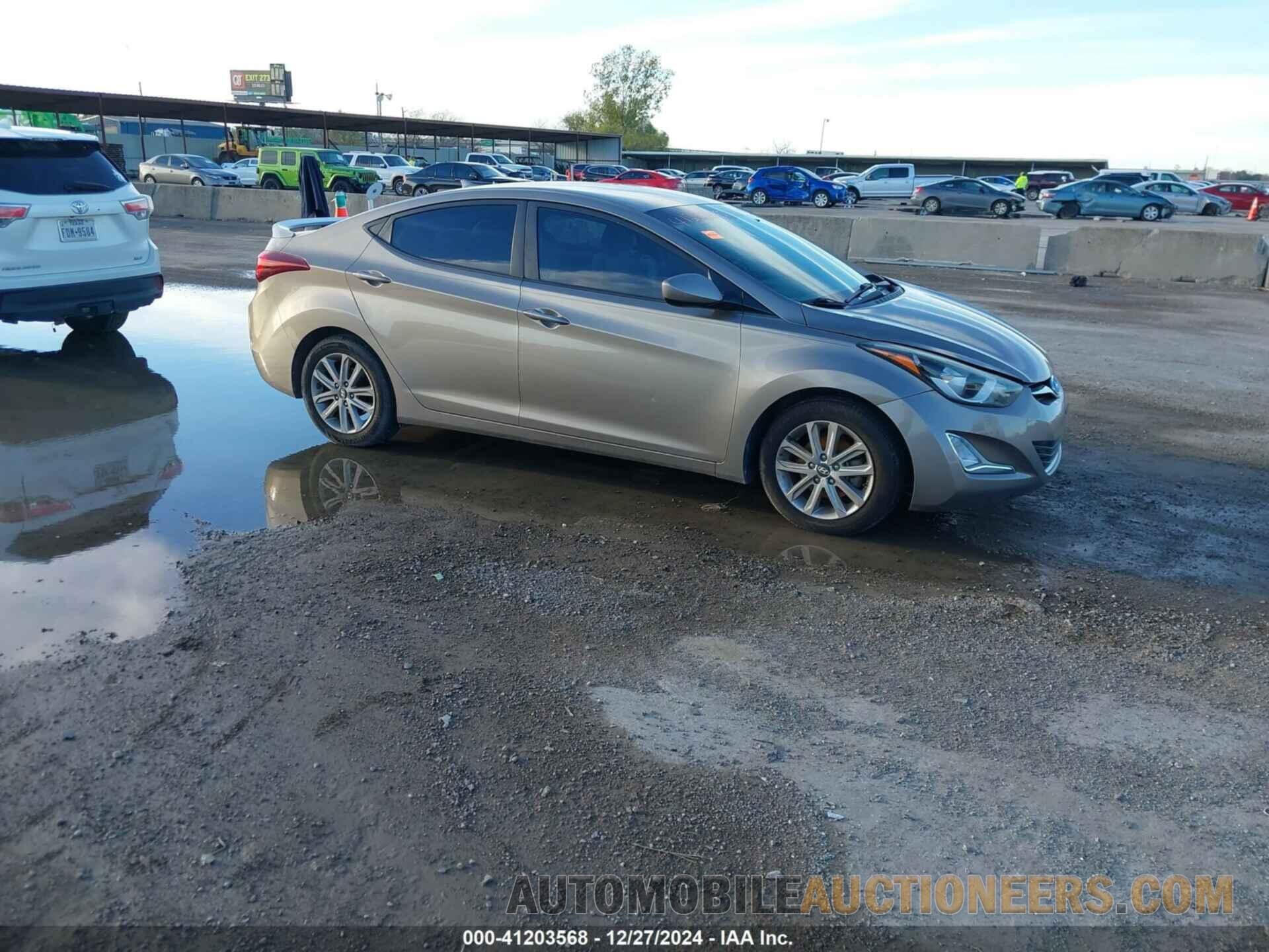 5NPDH4AE9FH618134 HYUNDAI ELANTRA 2015