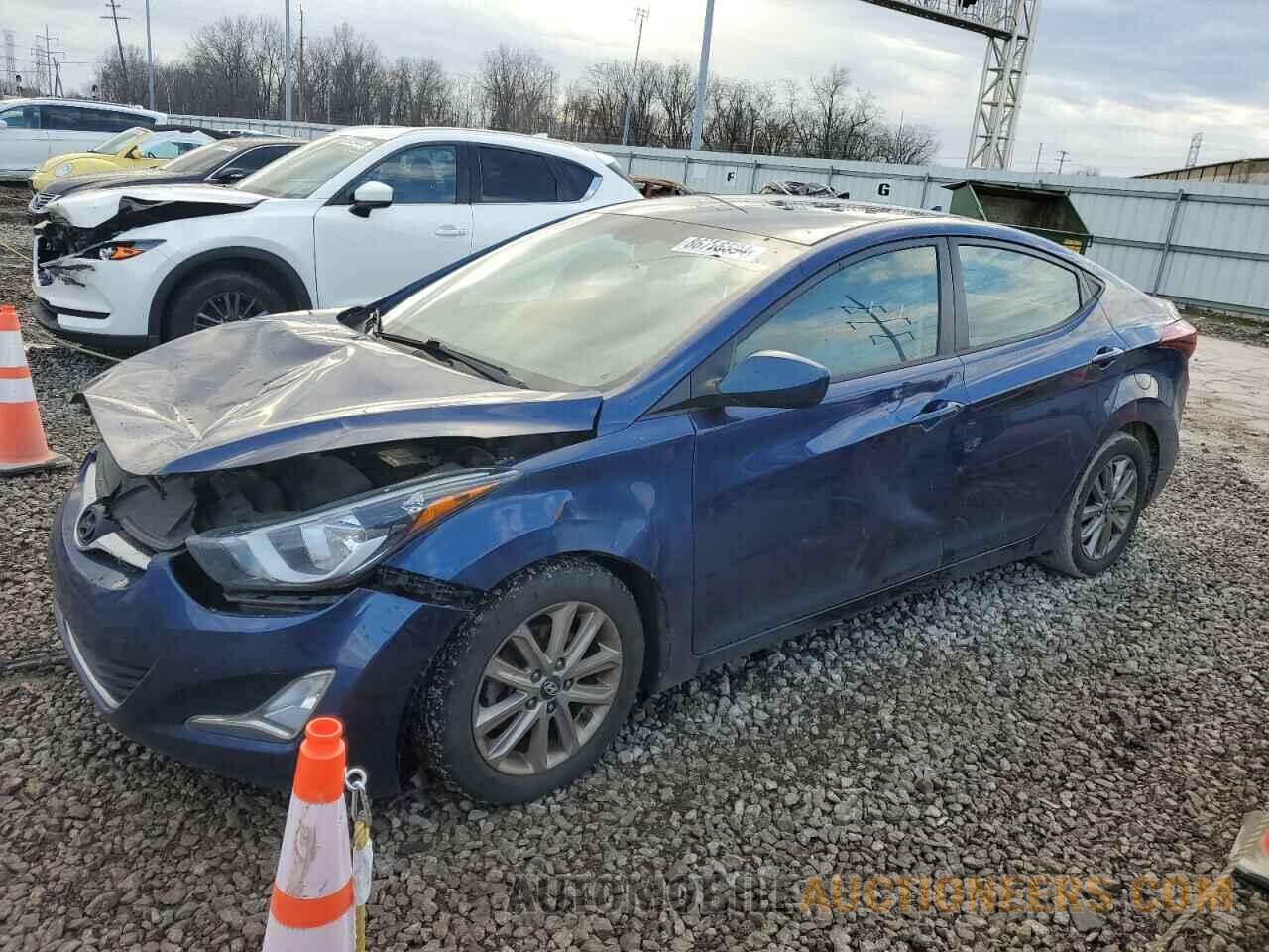 5NPDH4AE9FH620420 HYUNDAI ELANTRA 2015