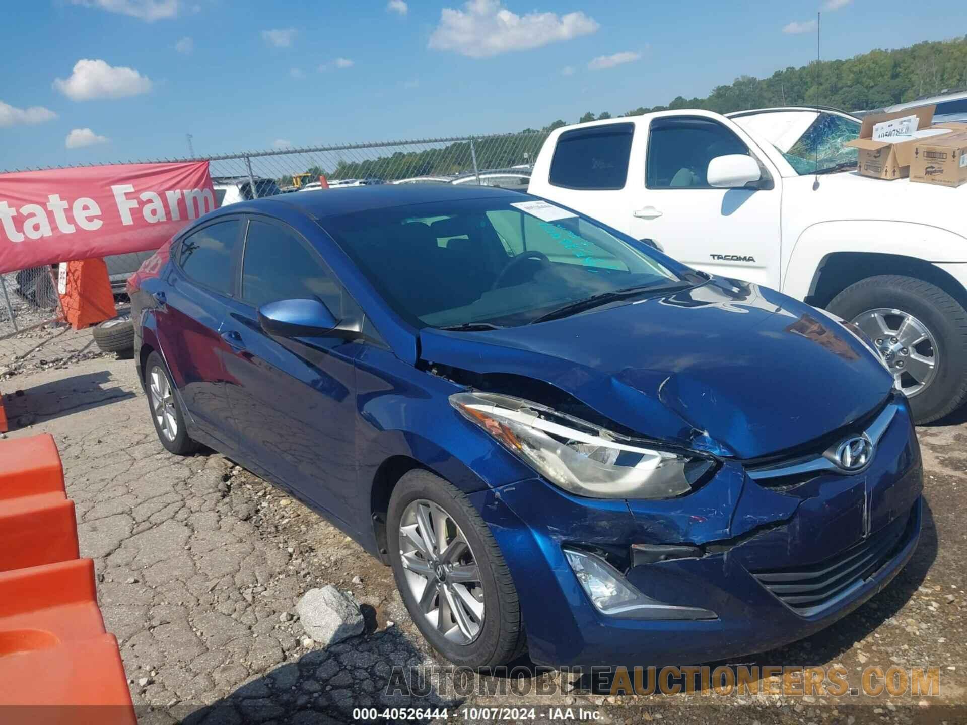 5NPDH4AE9FH624824 HYUNDAI ELANTRA 2015