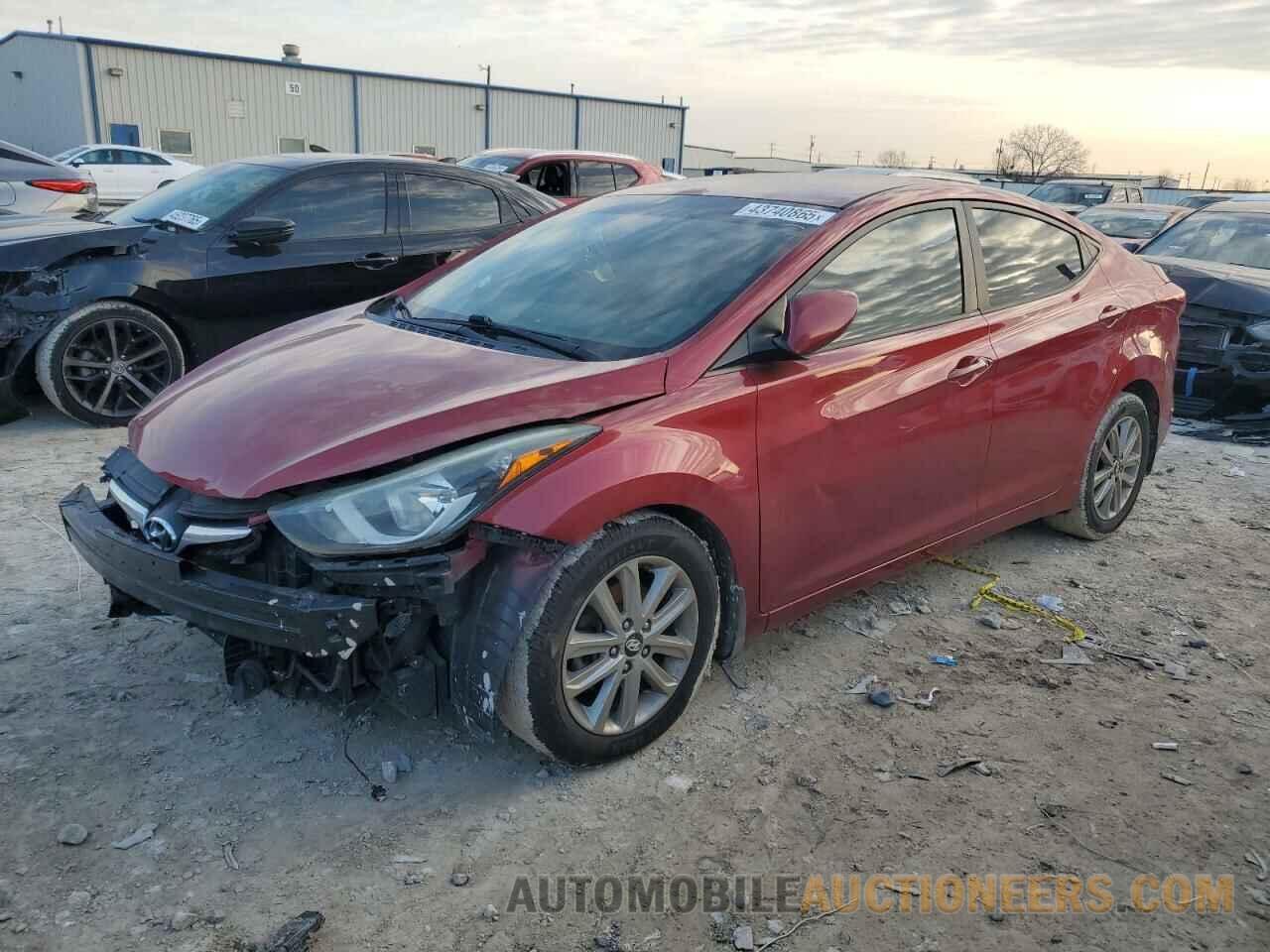 5NPDH4AE9GH655038 HYUNDAI ELANTRA 2016