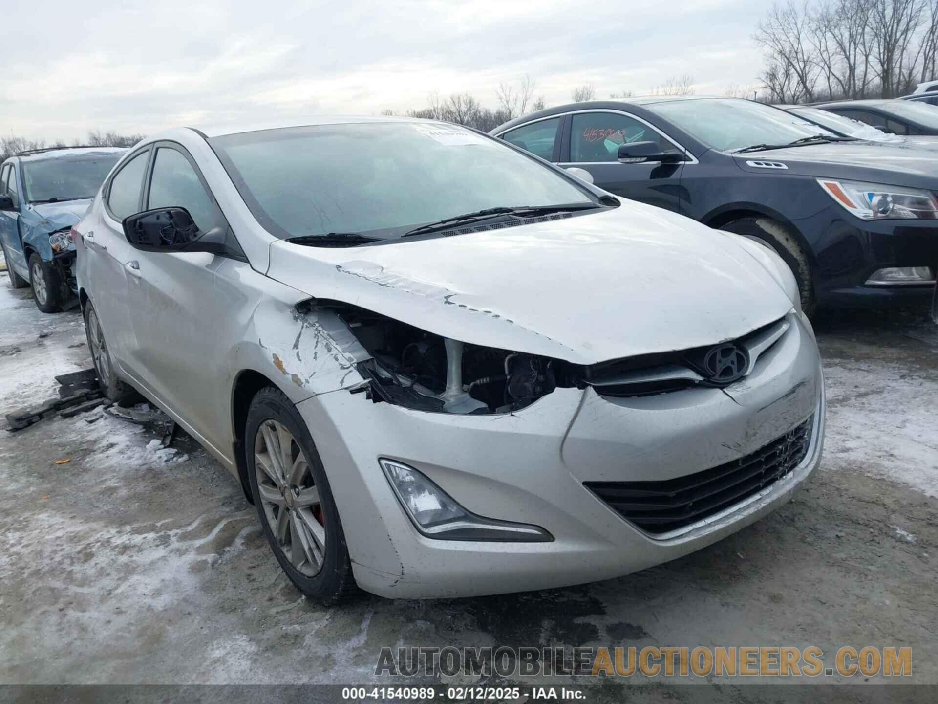 5NPDH4AE9GH662121 HYUNDAI ELANTRA 2016