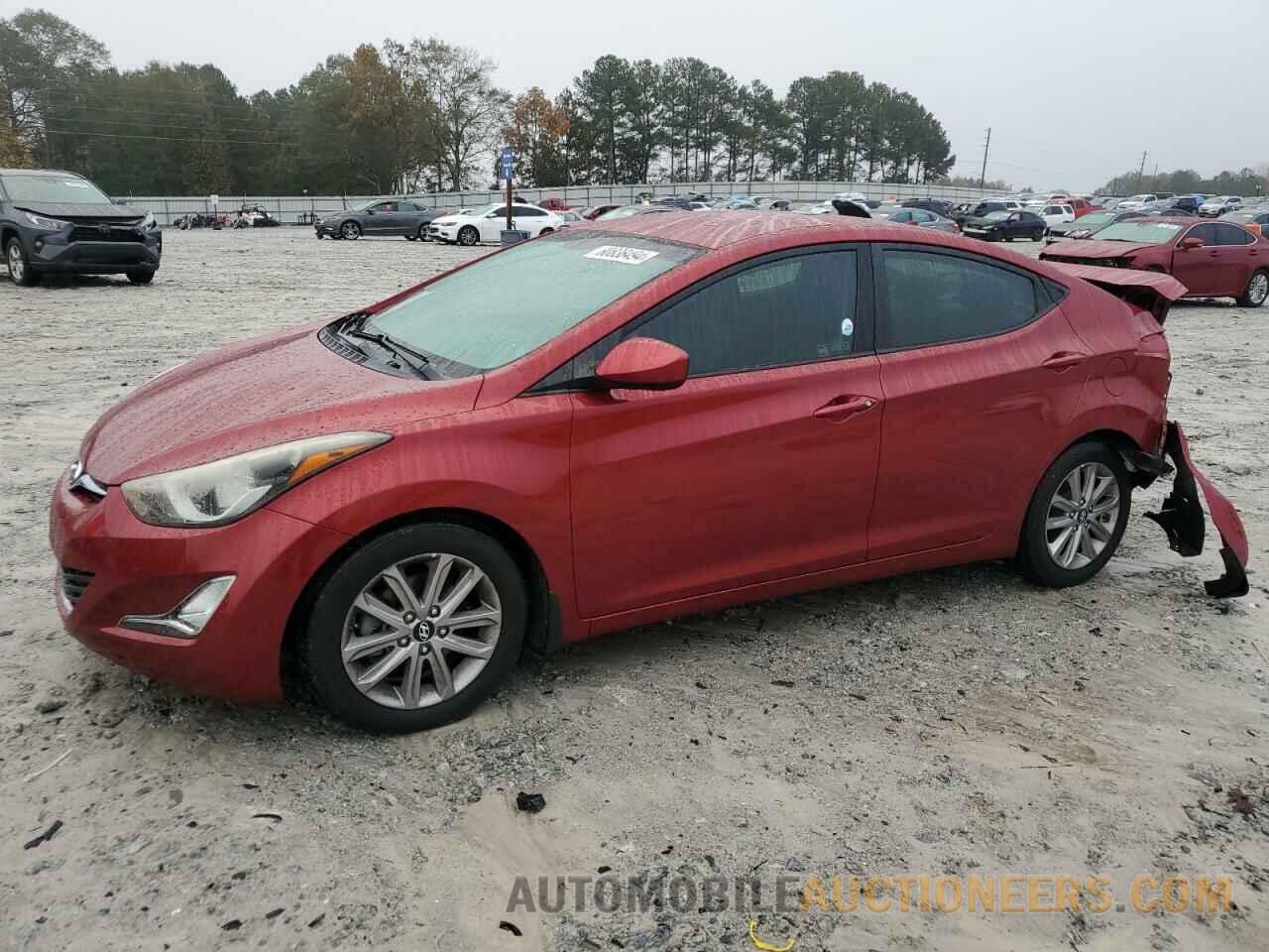 5NPDH4AE9GH665228 HYUNDAI ELANTRA 2016