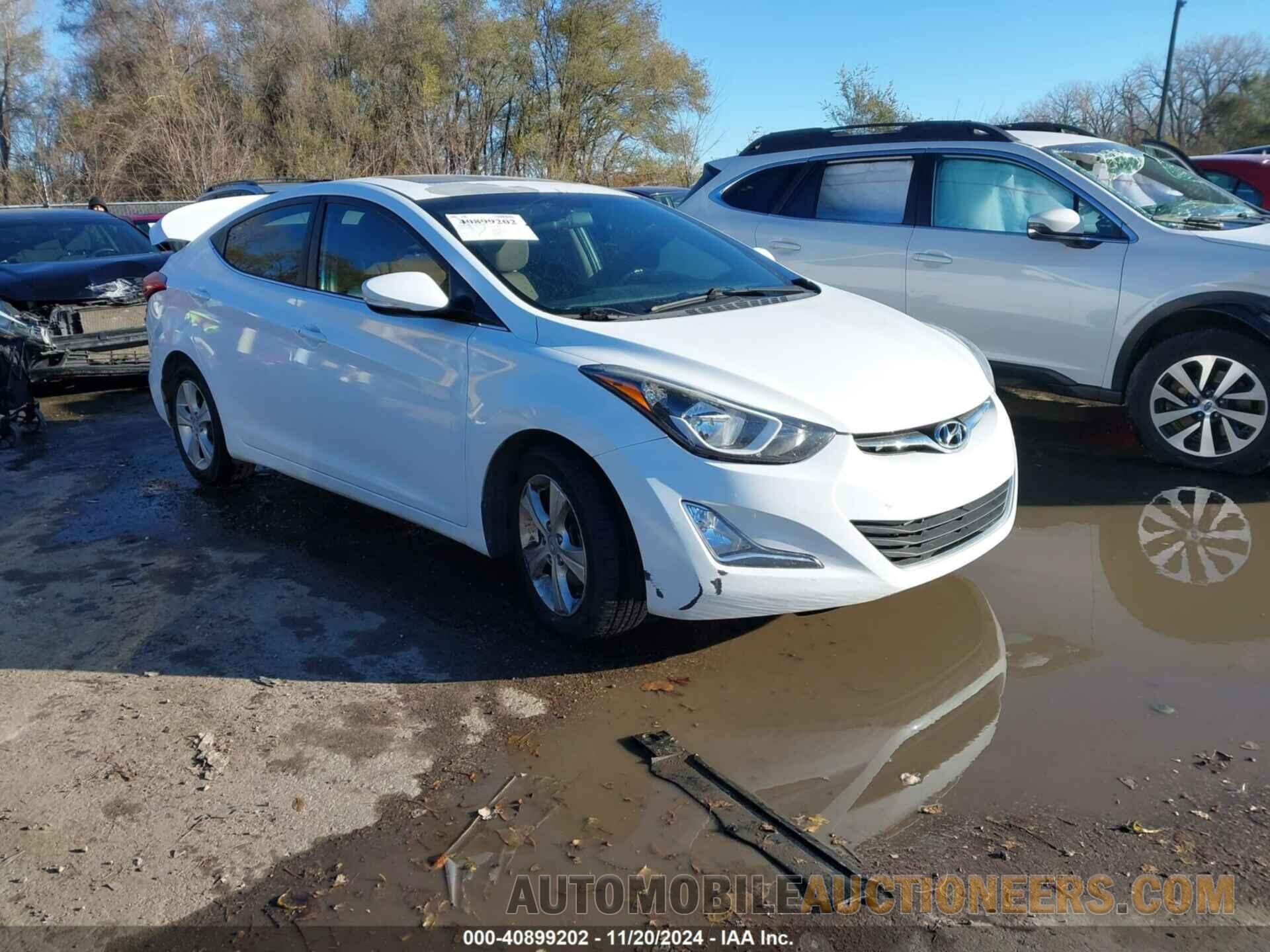 5NPDH4AE9GH677251 HYUNDAI ELANTRA 2016