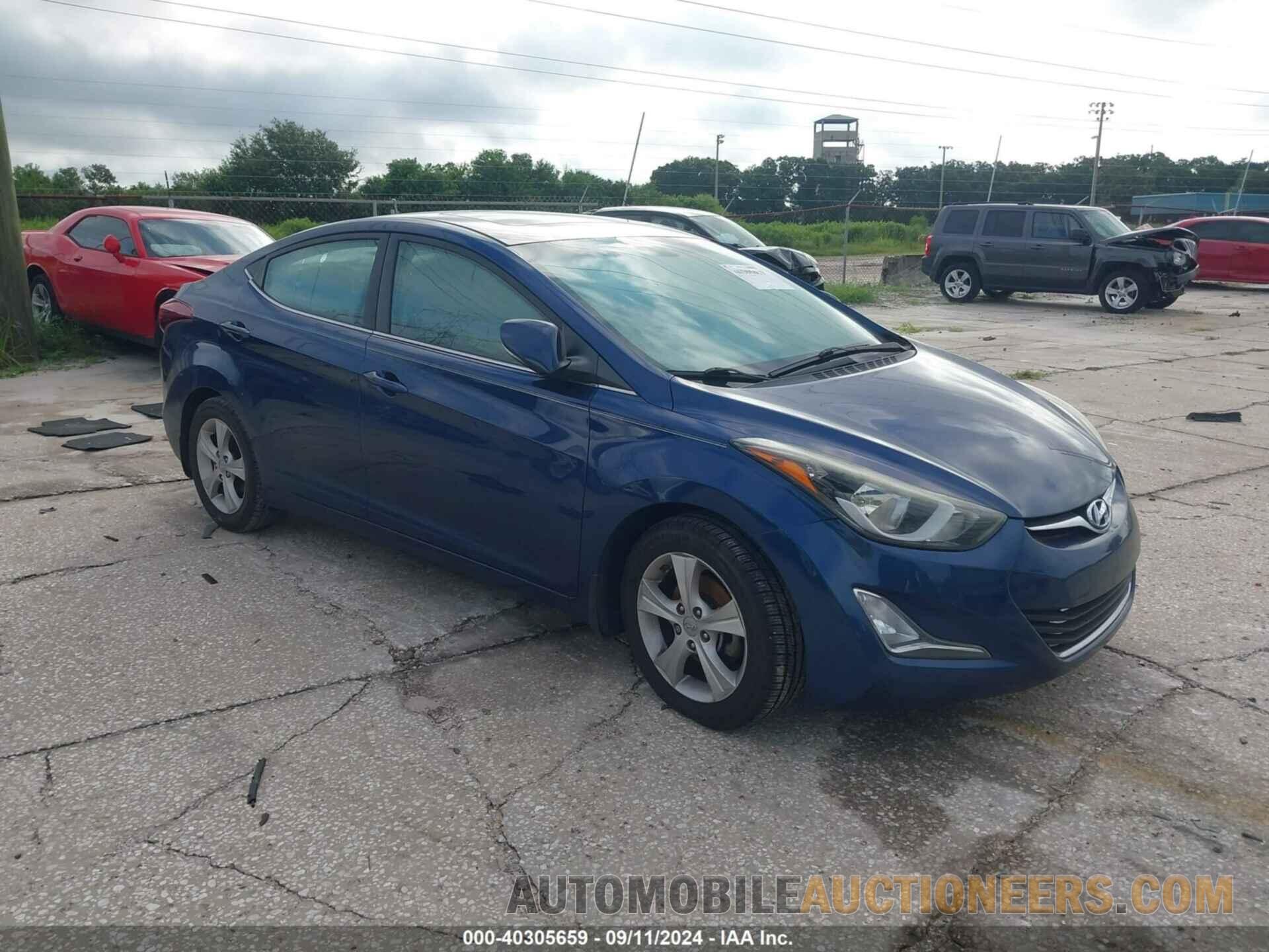 5NPDH4AE9GH684507 HYUNDAI ELANTRA 2016