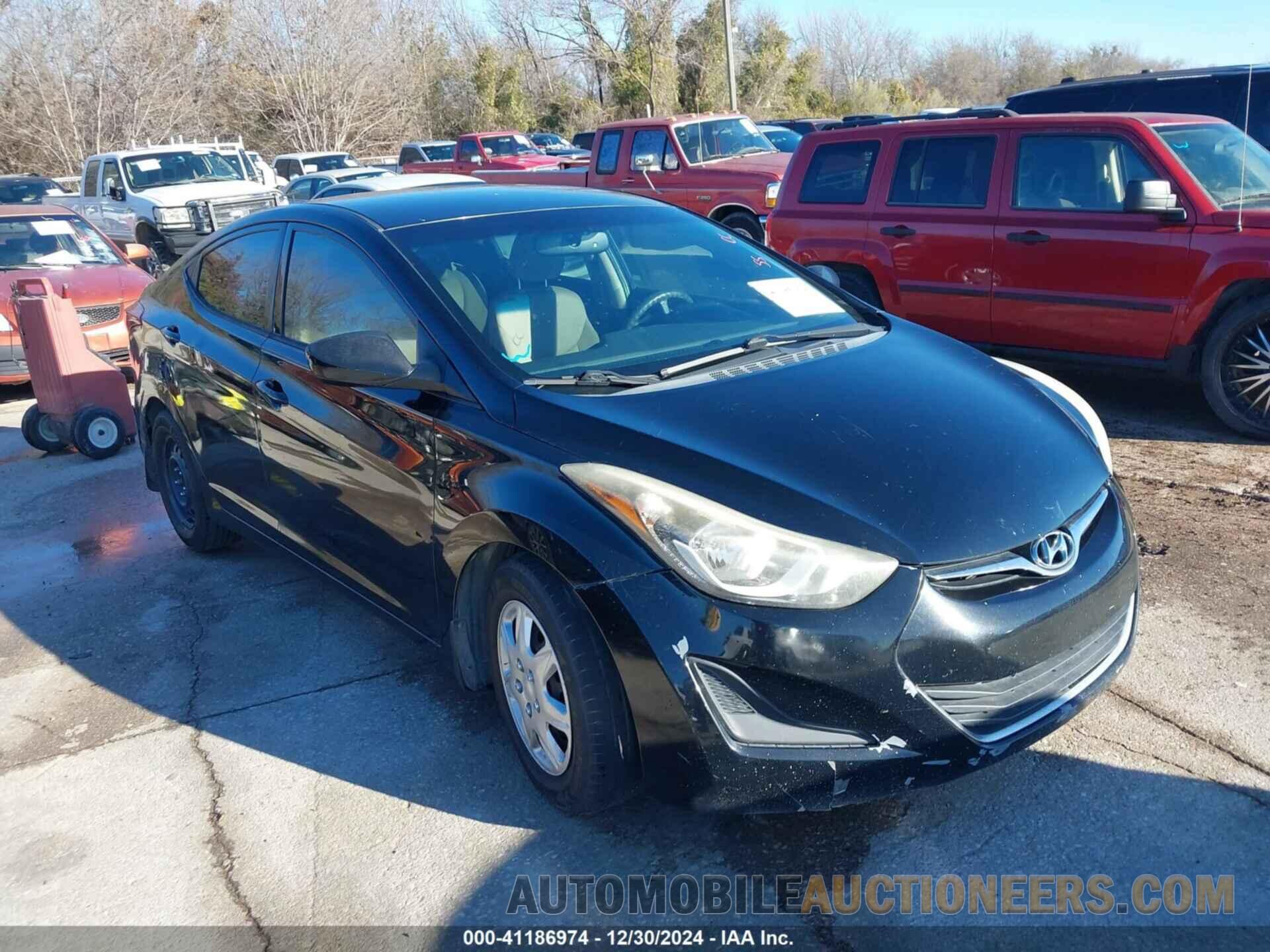 5NPDH4AE9GH718798 HYUNDAI ELANTRA 2016