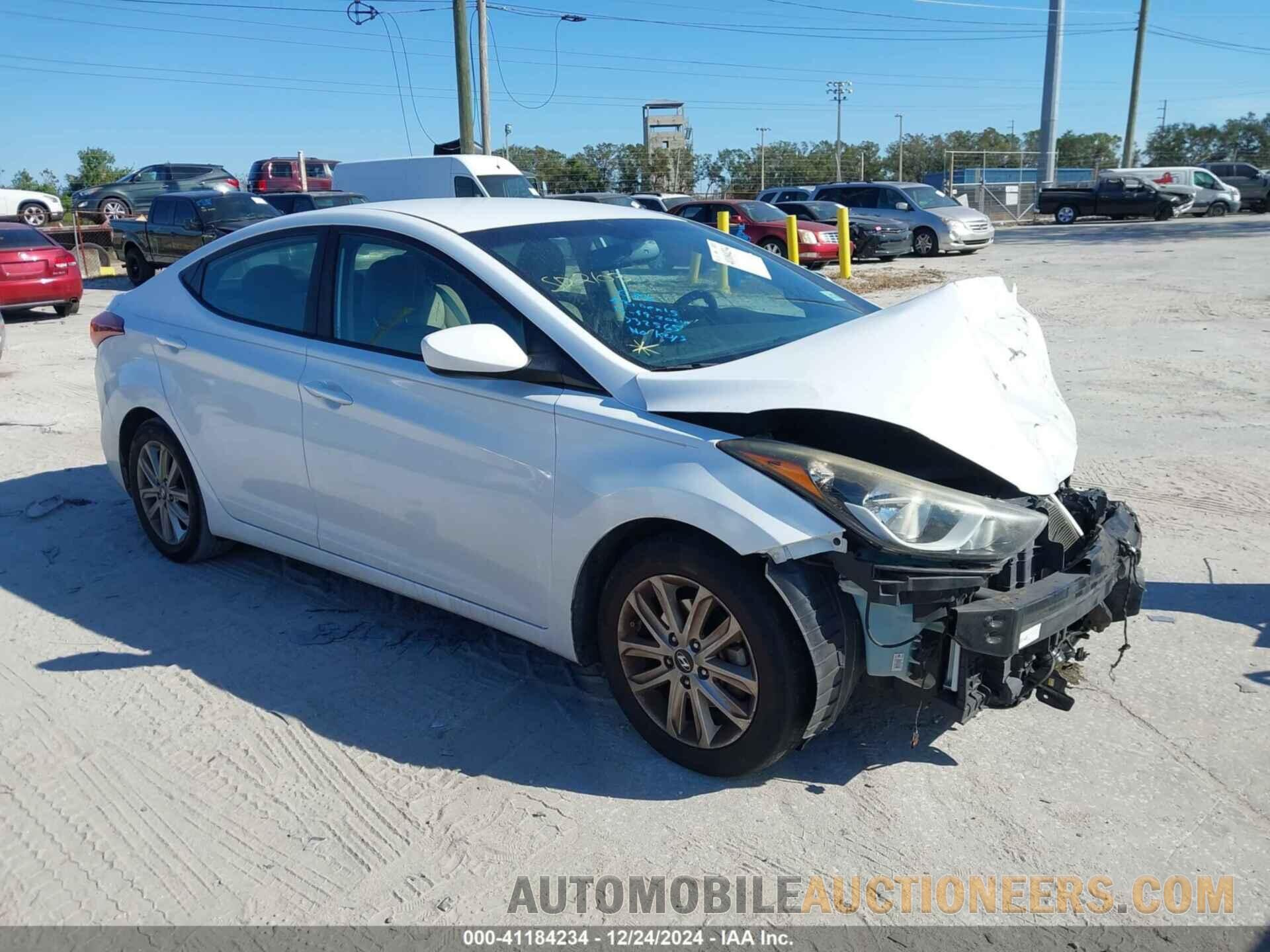 5NPDH4AE9GH751803 HYUNDAI ELANTRA 2016