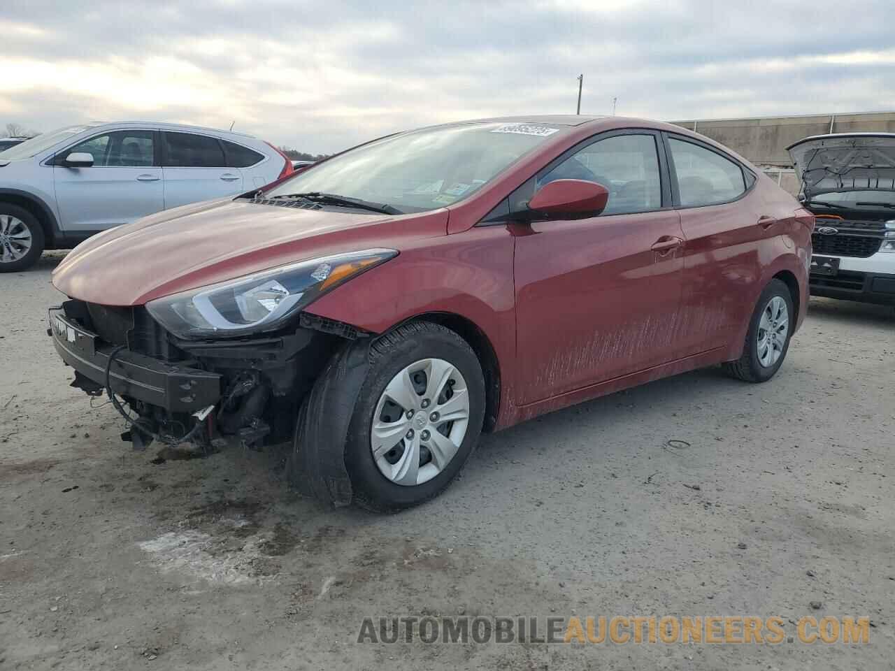 5NPDH4AE9GH753406 HYUNDAI ELANTRA 2016