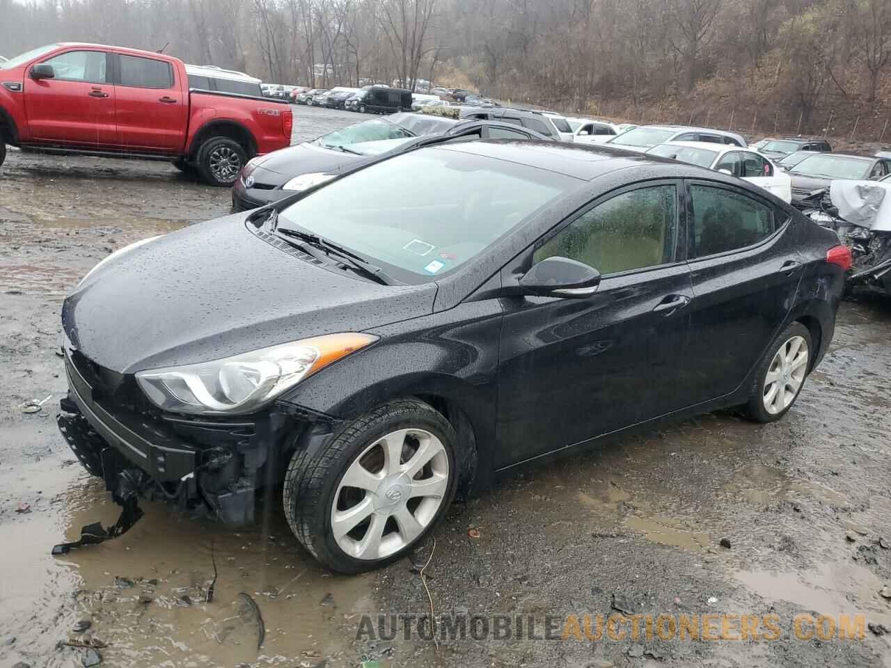 5NPDH4AEXCH091183 HYUNDAI ELANTRA 2012