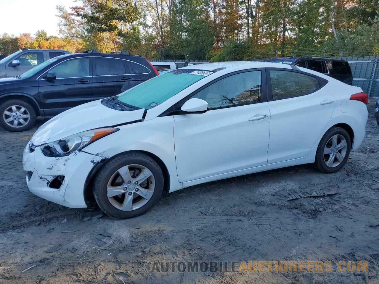 5NPDH4AEXCH093533 HYUNDAI ELANTRA 2012