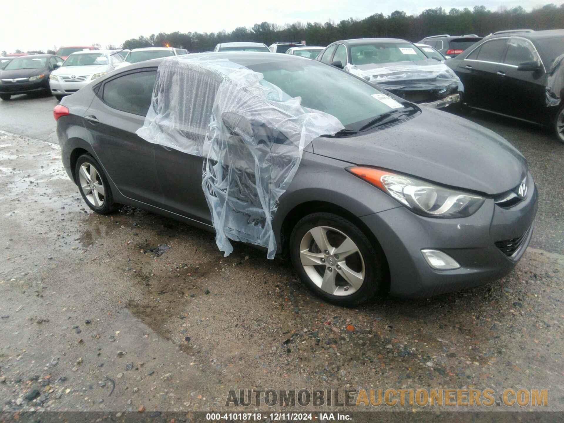 5NPDH4AEXCH106393 HYUNDAI ELANTRA 2012