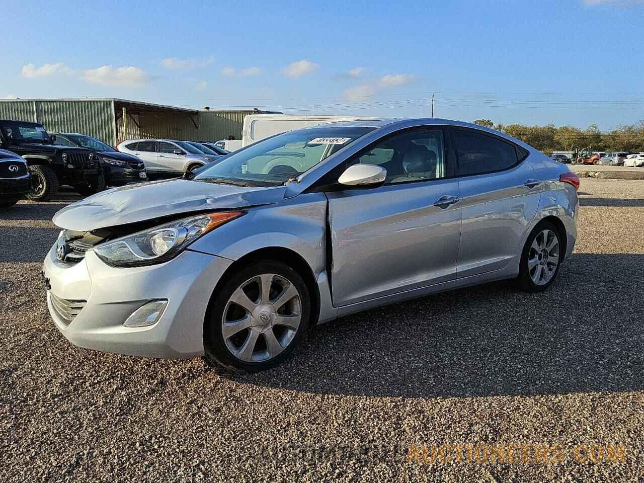 5NPDH4AEXCH112632 HYUNDAI ELANTRA 2012