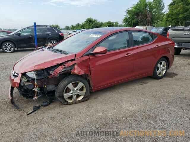 5NPDH4AEXCH132136 HYUNDAI ELANTRA 2012