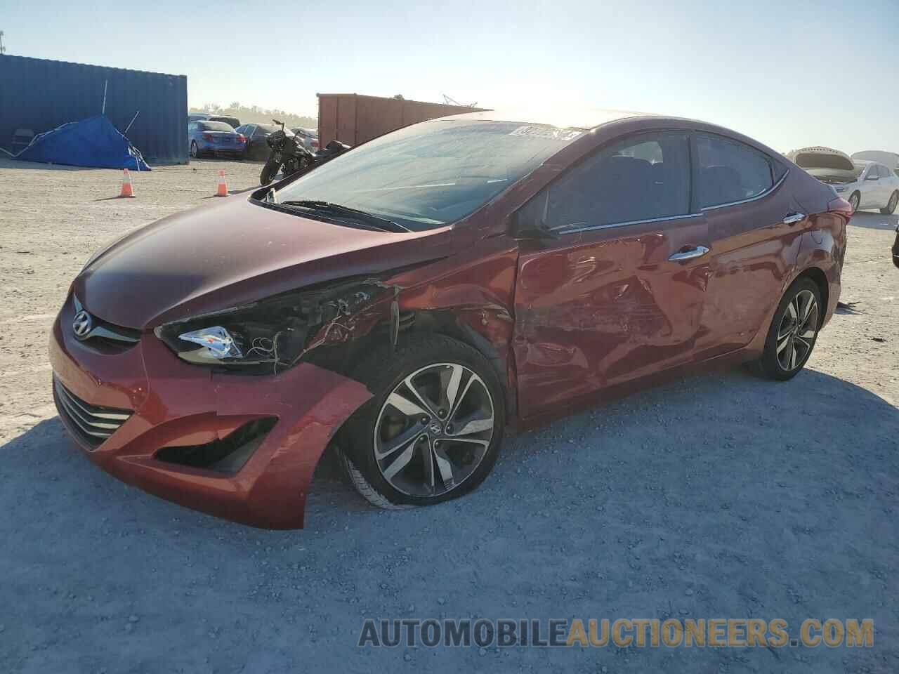 5NPDH4AEXEH482563 HYUNDAI ELANTRA 2014