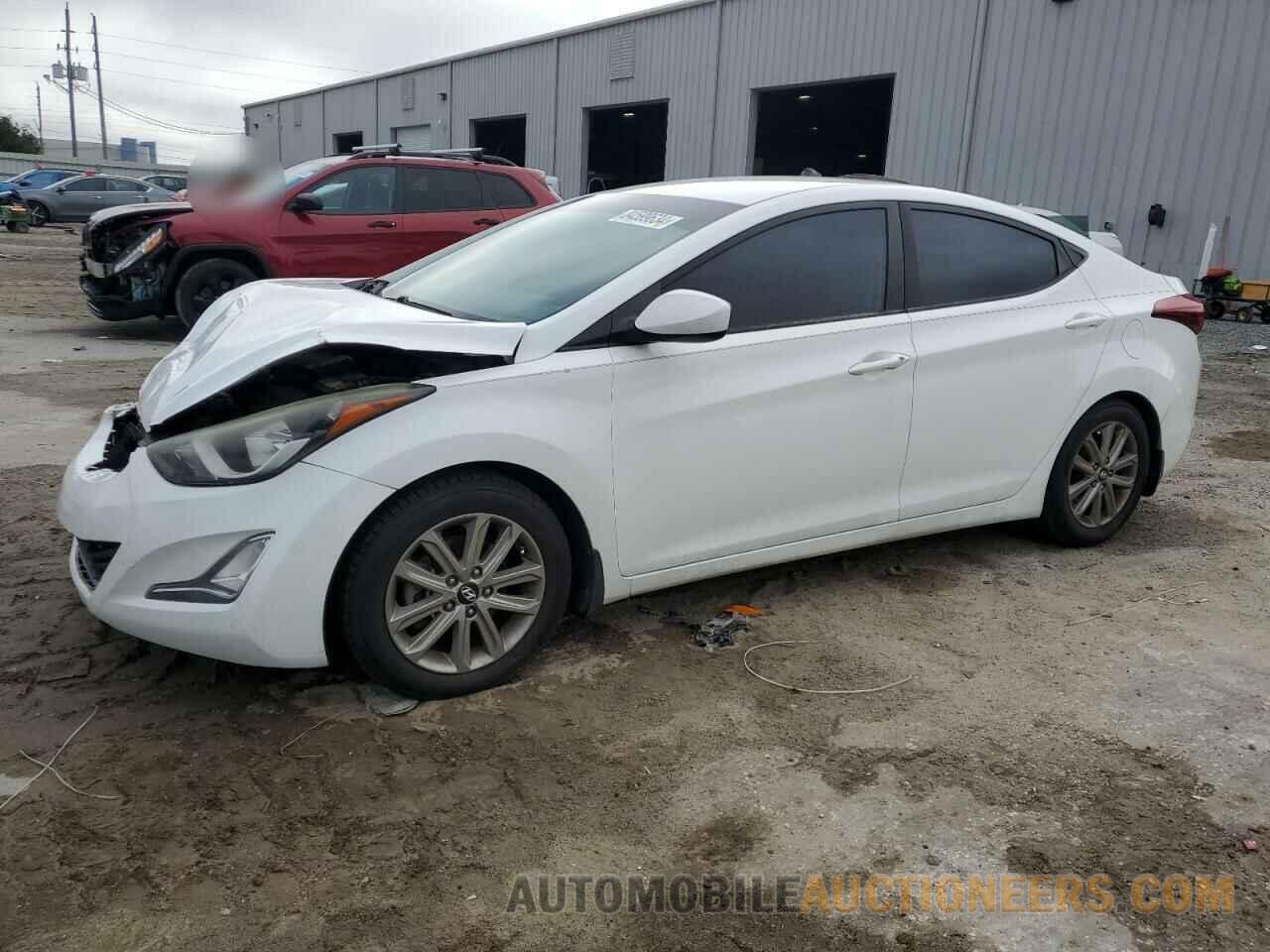 5NPDH4AEXEH499539 HYUNDAI ELANTRA 2014