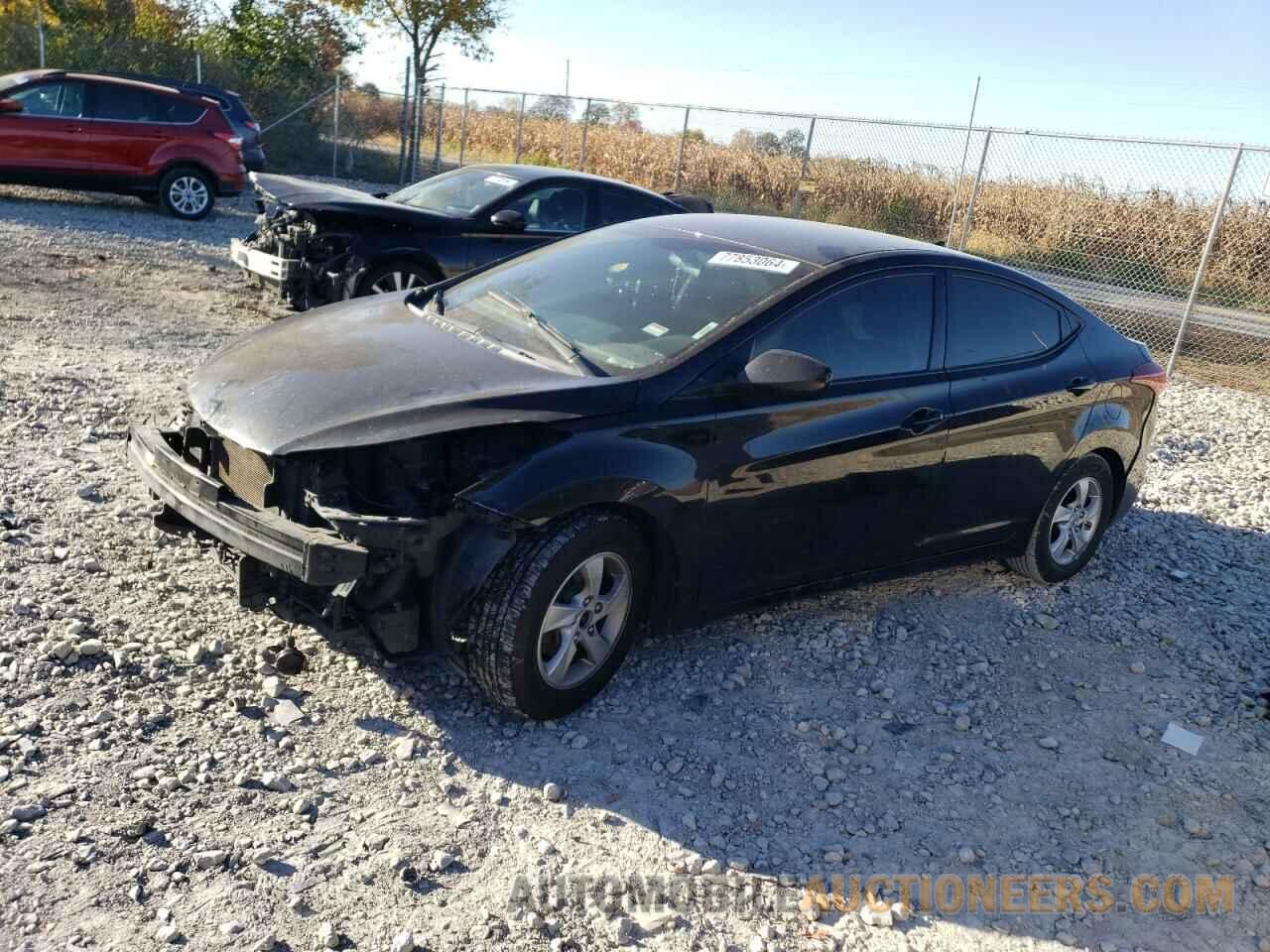 5NPDH4AEXEH505582 HYUNDAI ELANTRA 2014