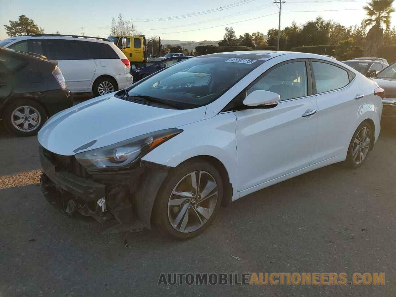 5NPDH4AEXEH512922 HYUNDAI ELANTRA 2014