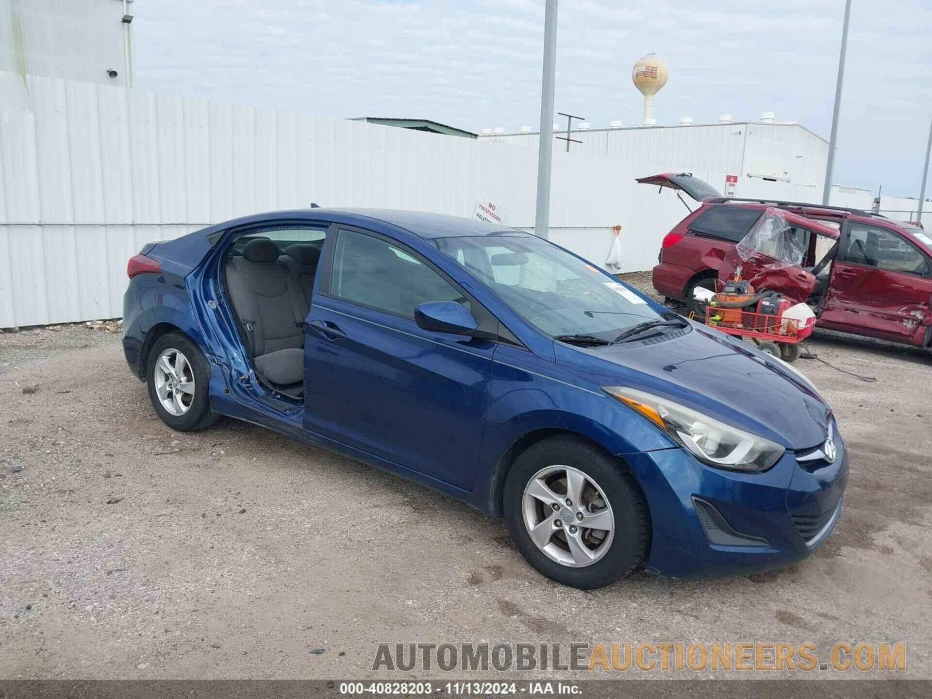 5NPDH4AEXFH569705 HYUNDAI ELANTRA 2015