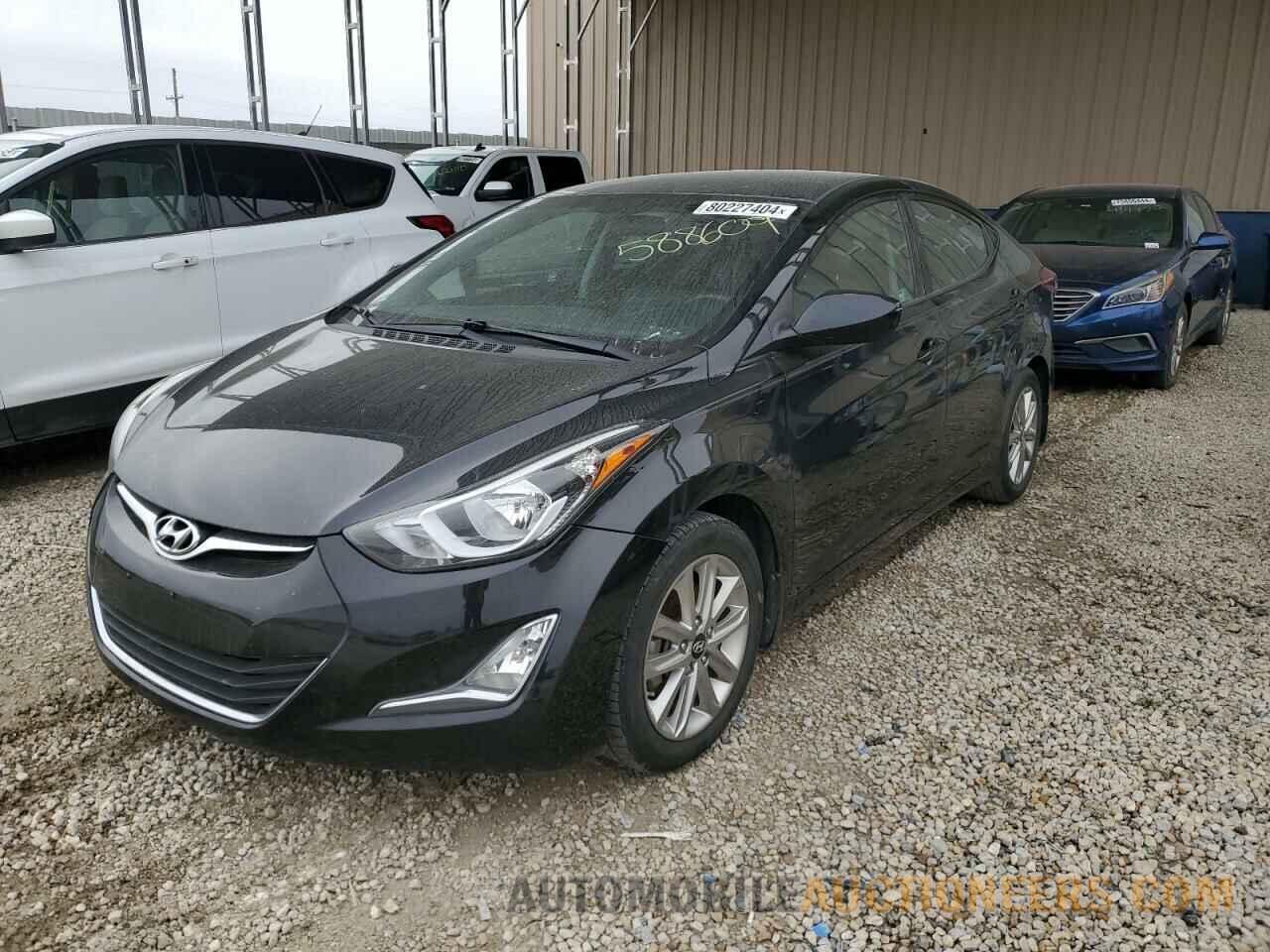 5NPDH4AEXFH588609 HYUNDAI ELANTRA 2015