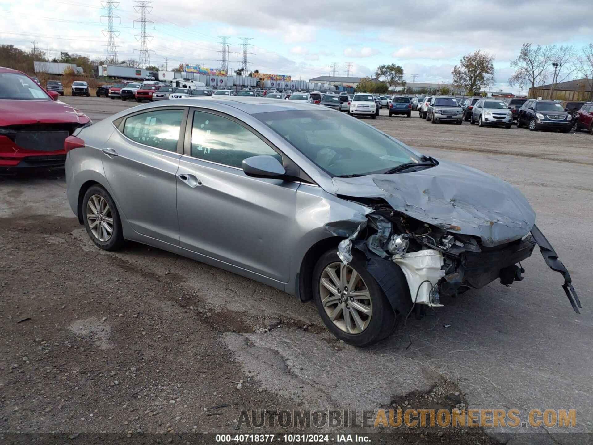 5NPDH4AEXFH599058 HYUNDAI ELANTRA 2015