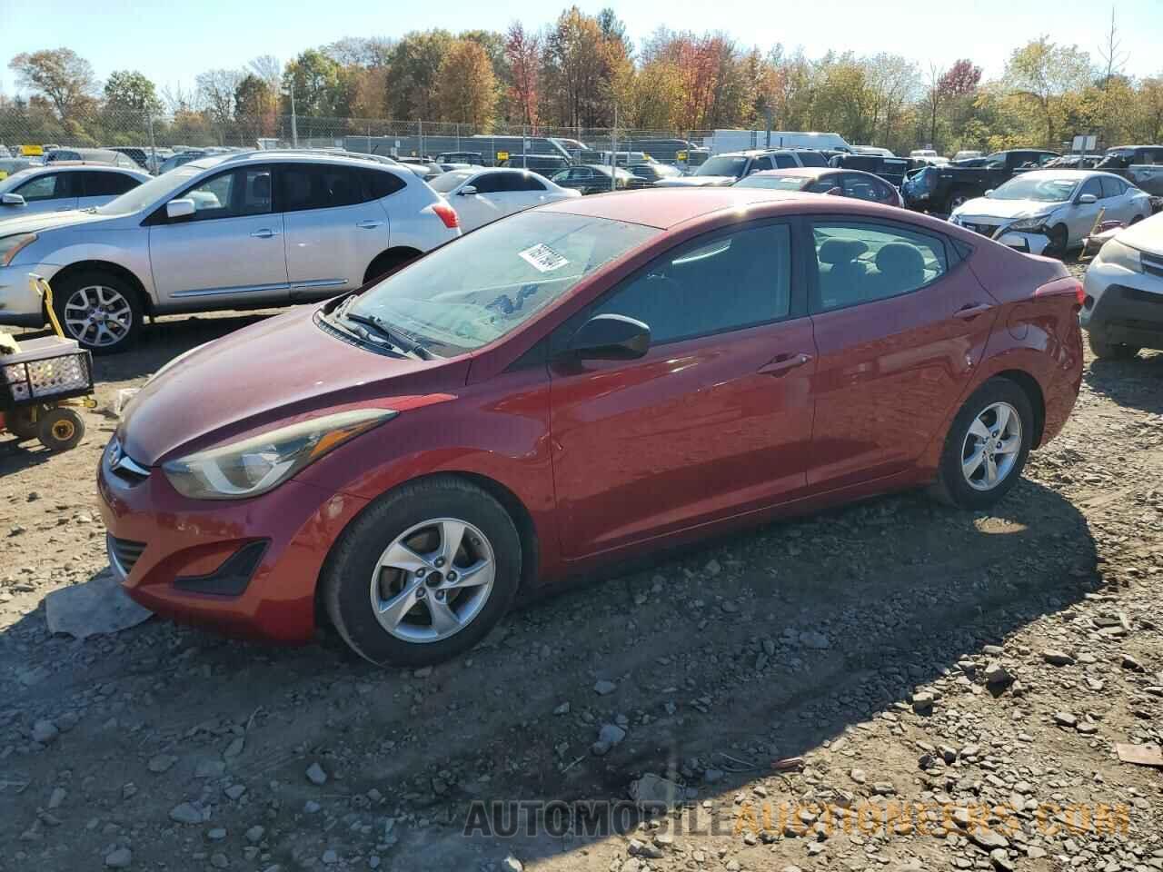 5NPDH4AEXFH651496 HYUNDAI ELANTRA 2015