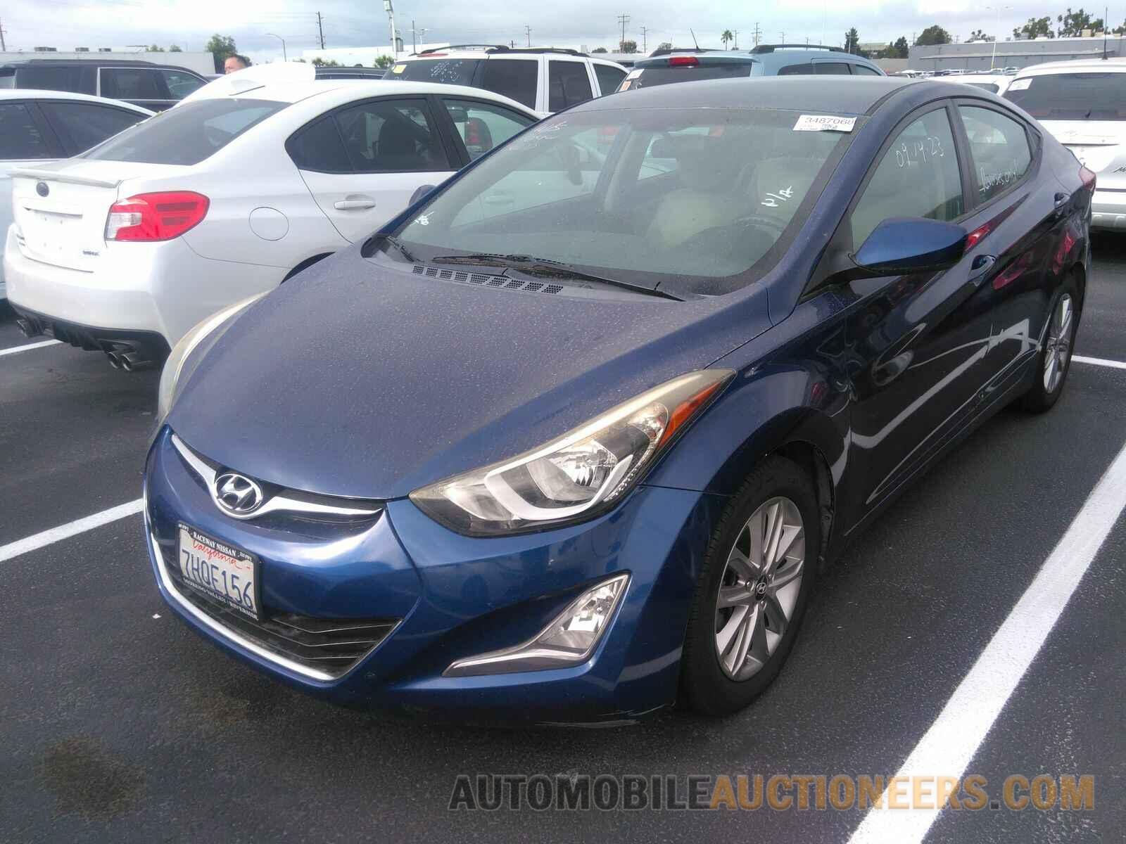 5NPDH4AEXGH658952 Hyundai Elantra 2016