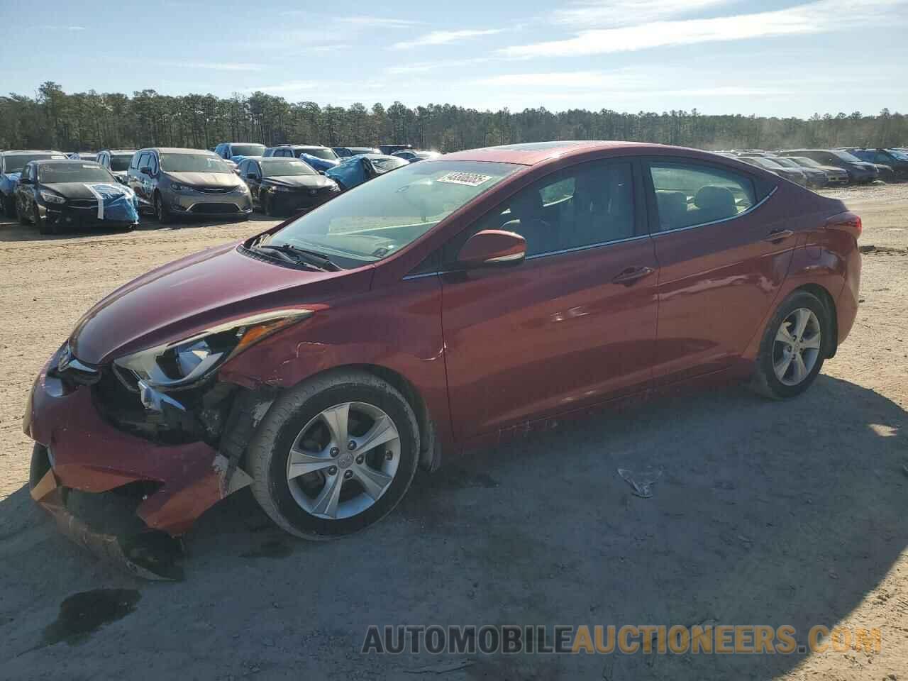 5NPDH4AEXGH673371 HYUNDAI ELANTRA 2016