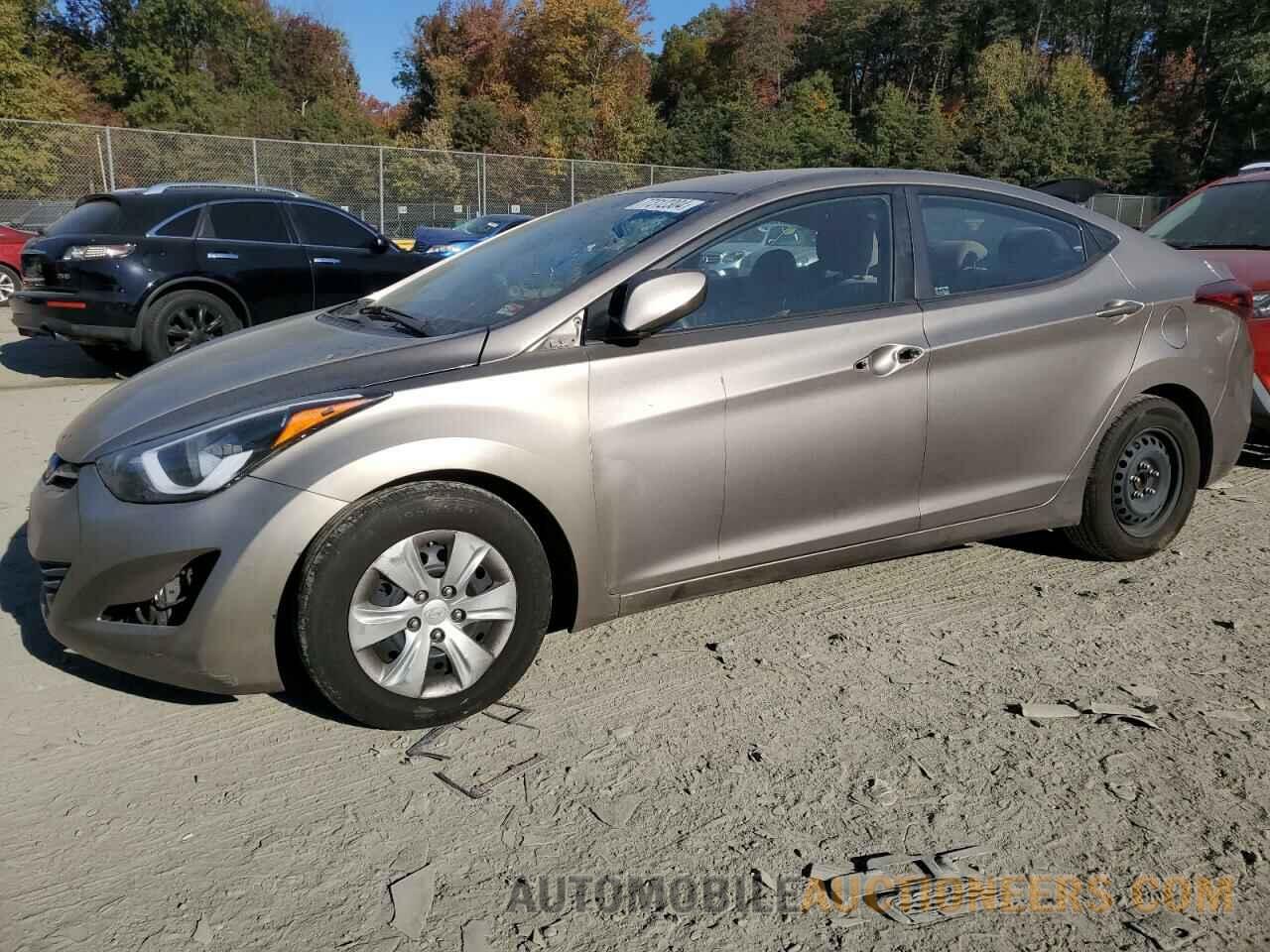 5NPDH4AEXGH690218 HYUNDAI ELANTRA 2016