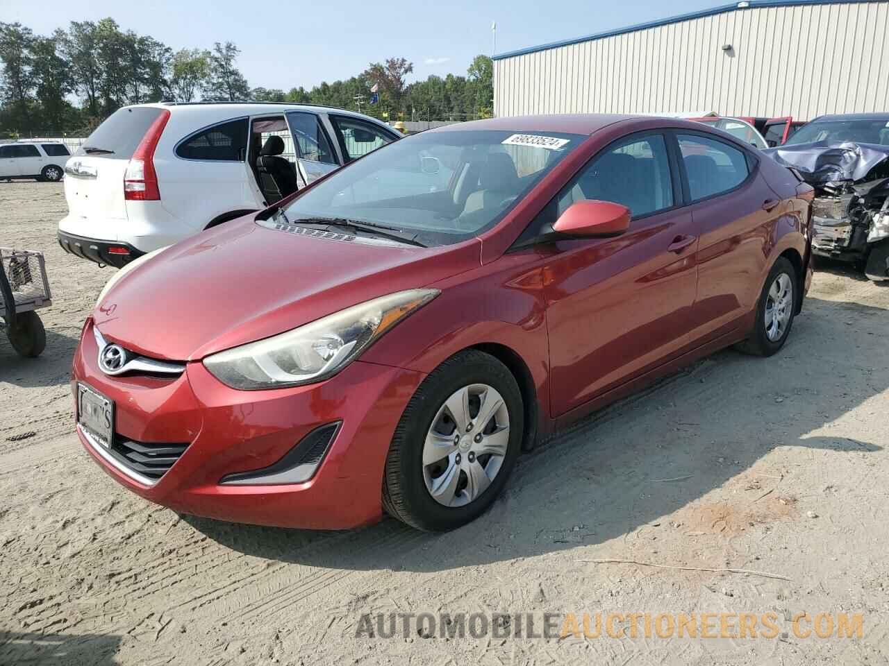 5NPDH4AEXGH694348 HYUNDAI ELANTRA 2016