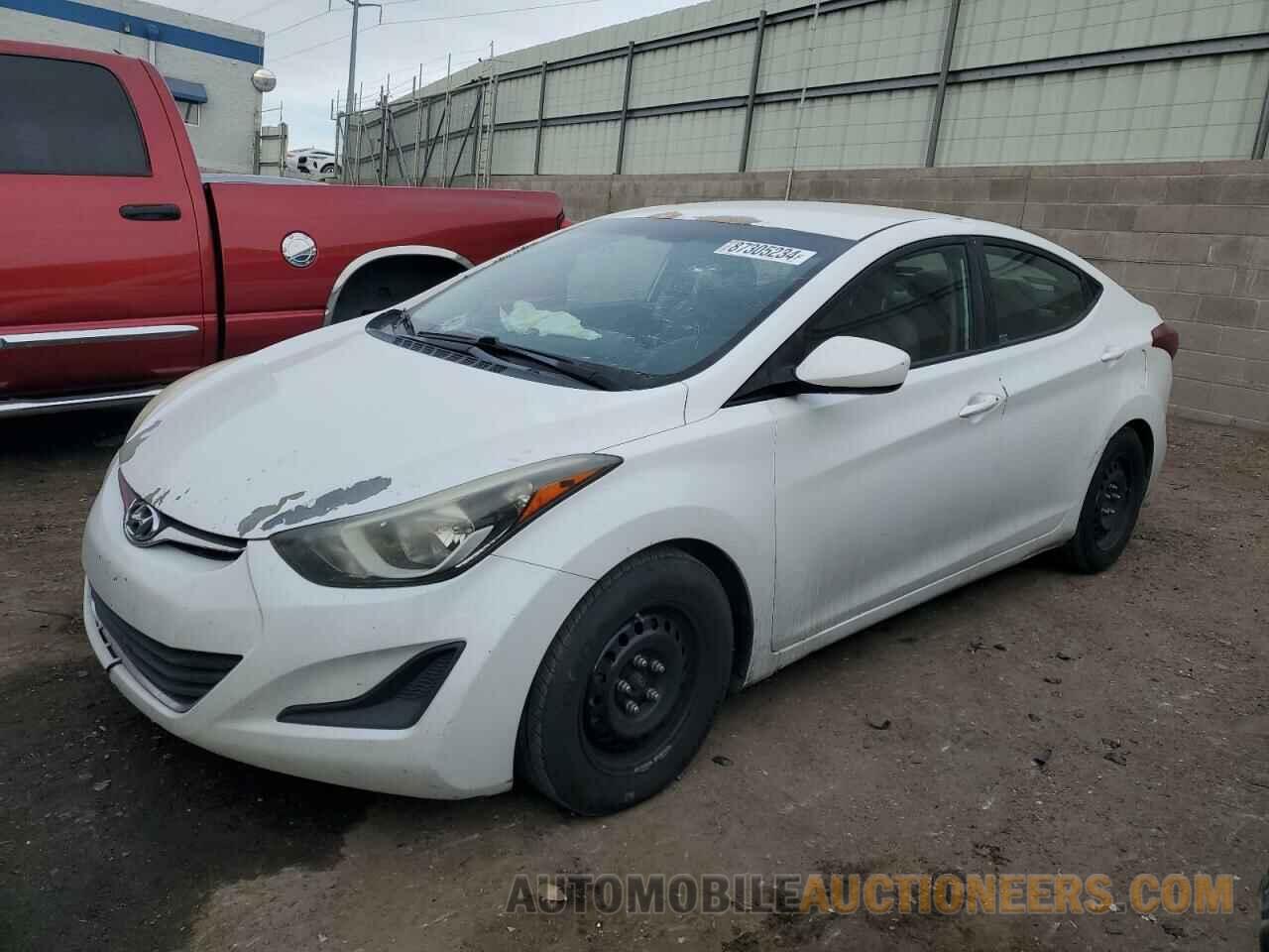 5NPDH4AEXGH699372 HYUNDAI ELANTRA 2016