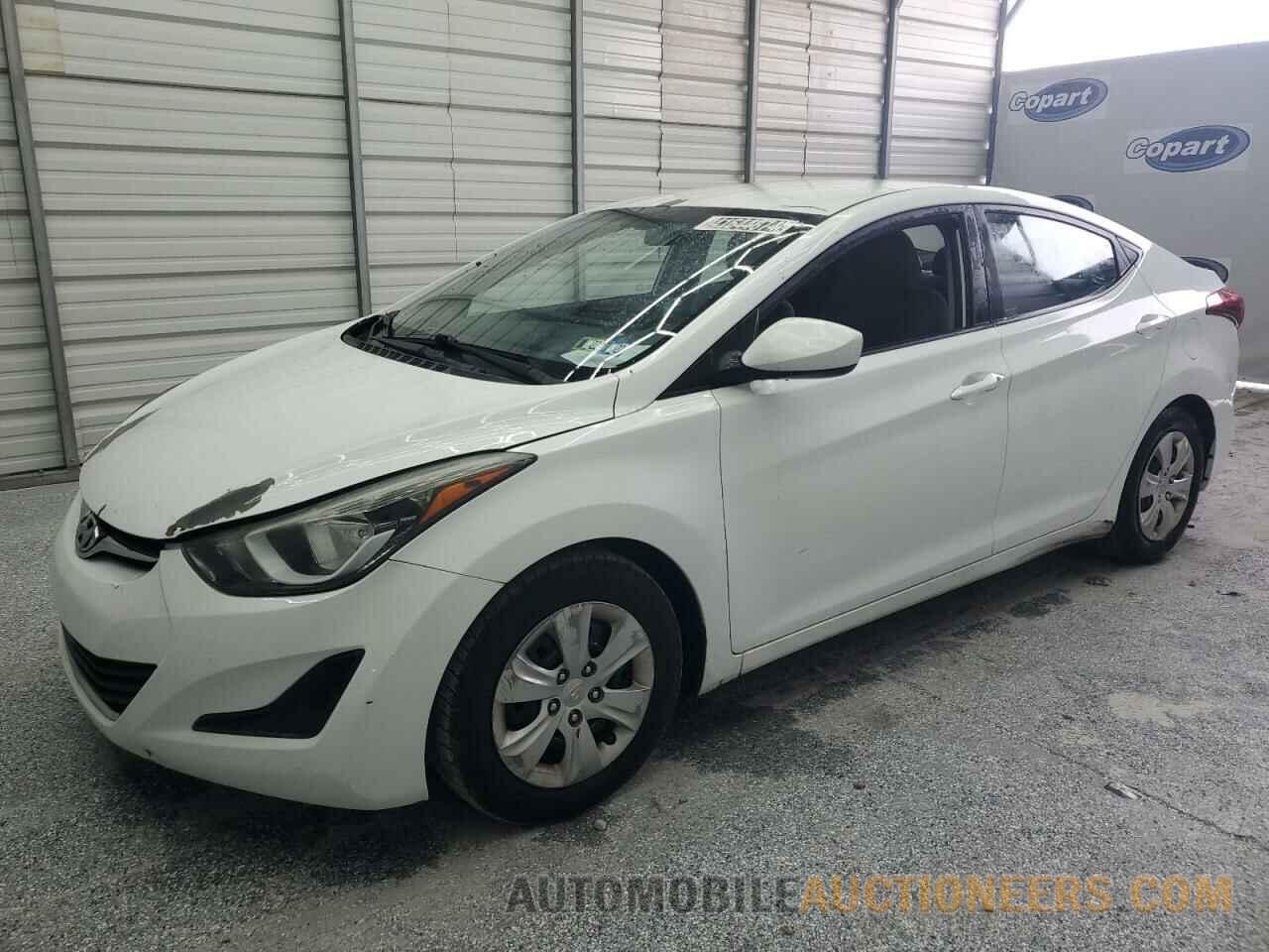 5NPDH4AEXGH704943 HYUNDAI ELANTRA 2016