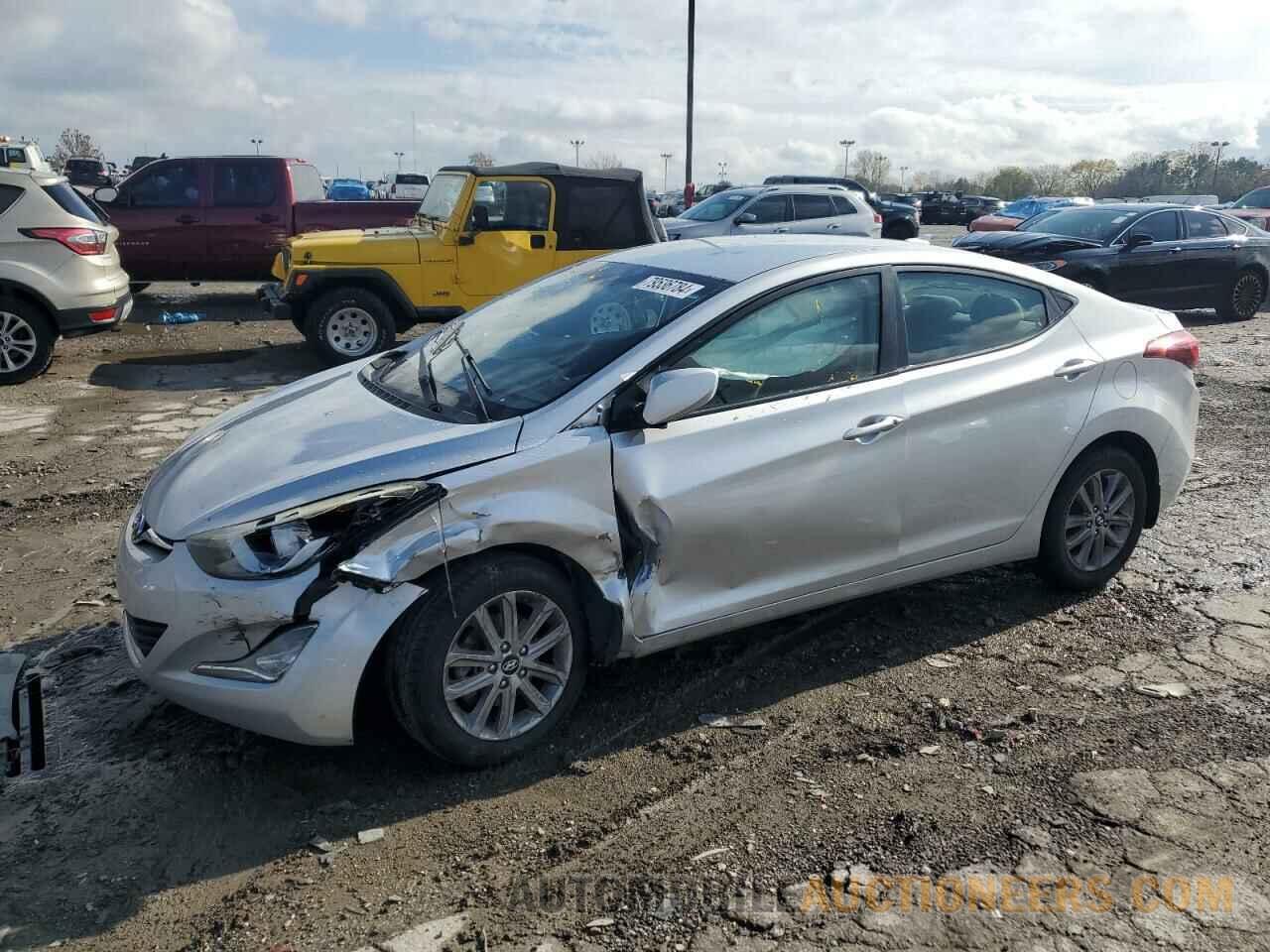 5NPDH4AEXGH710564 HYUNDAI ELANTRA 2016