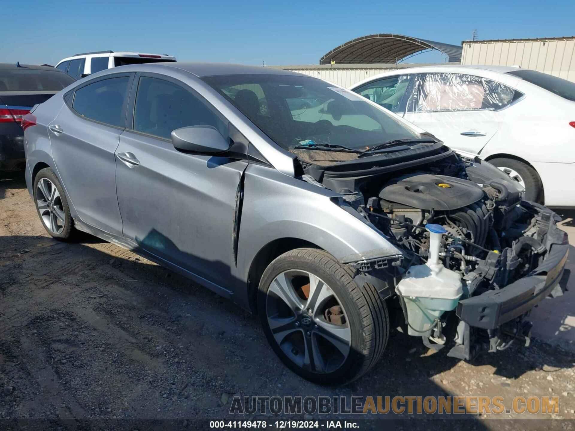 5NPDH4AEXGH743385 HYUNDAI ELANTRA 2016