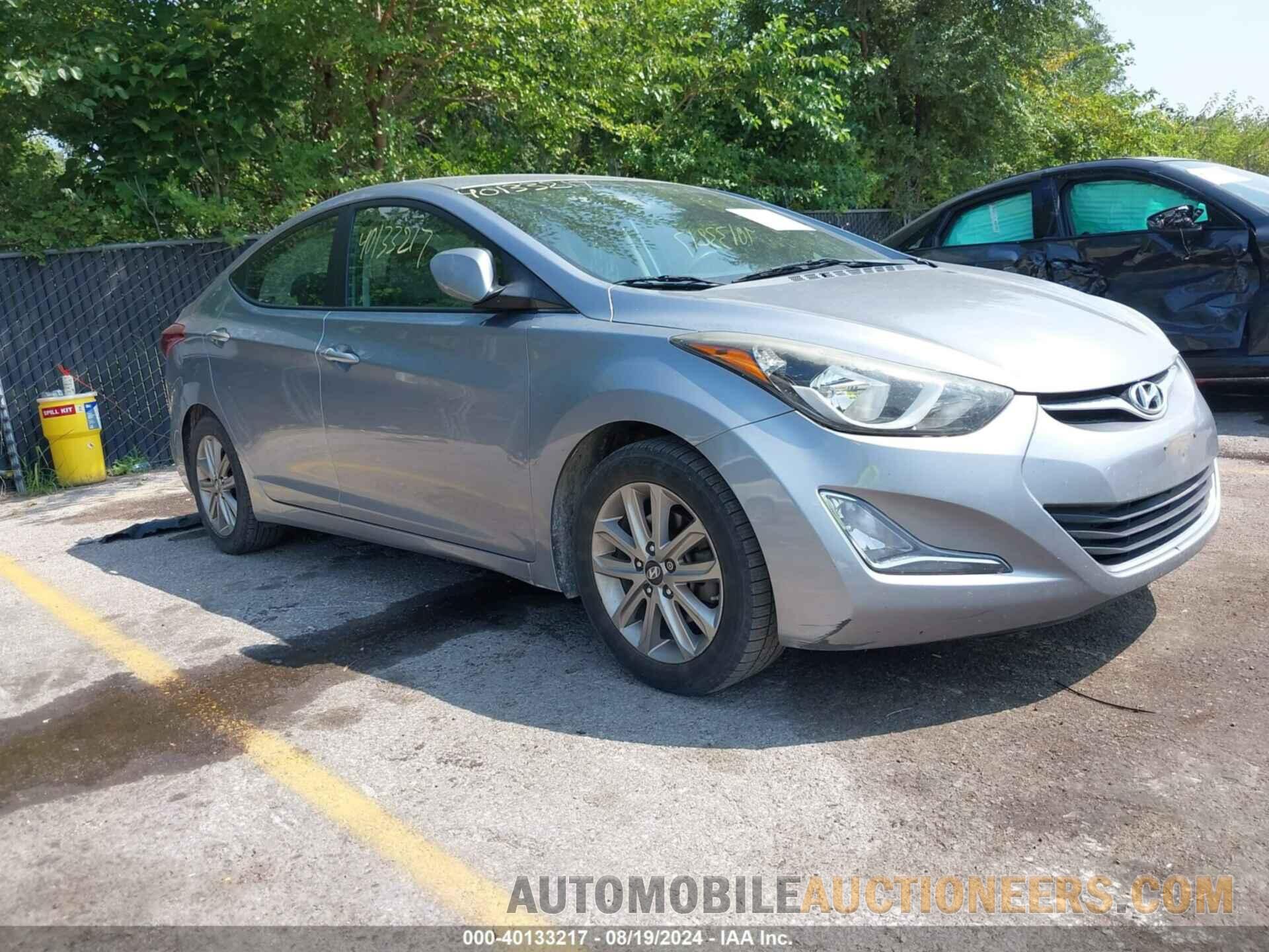 5NPDH4AEXGH746108 HYUNDAI ELANTRA 2016