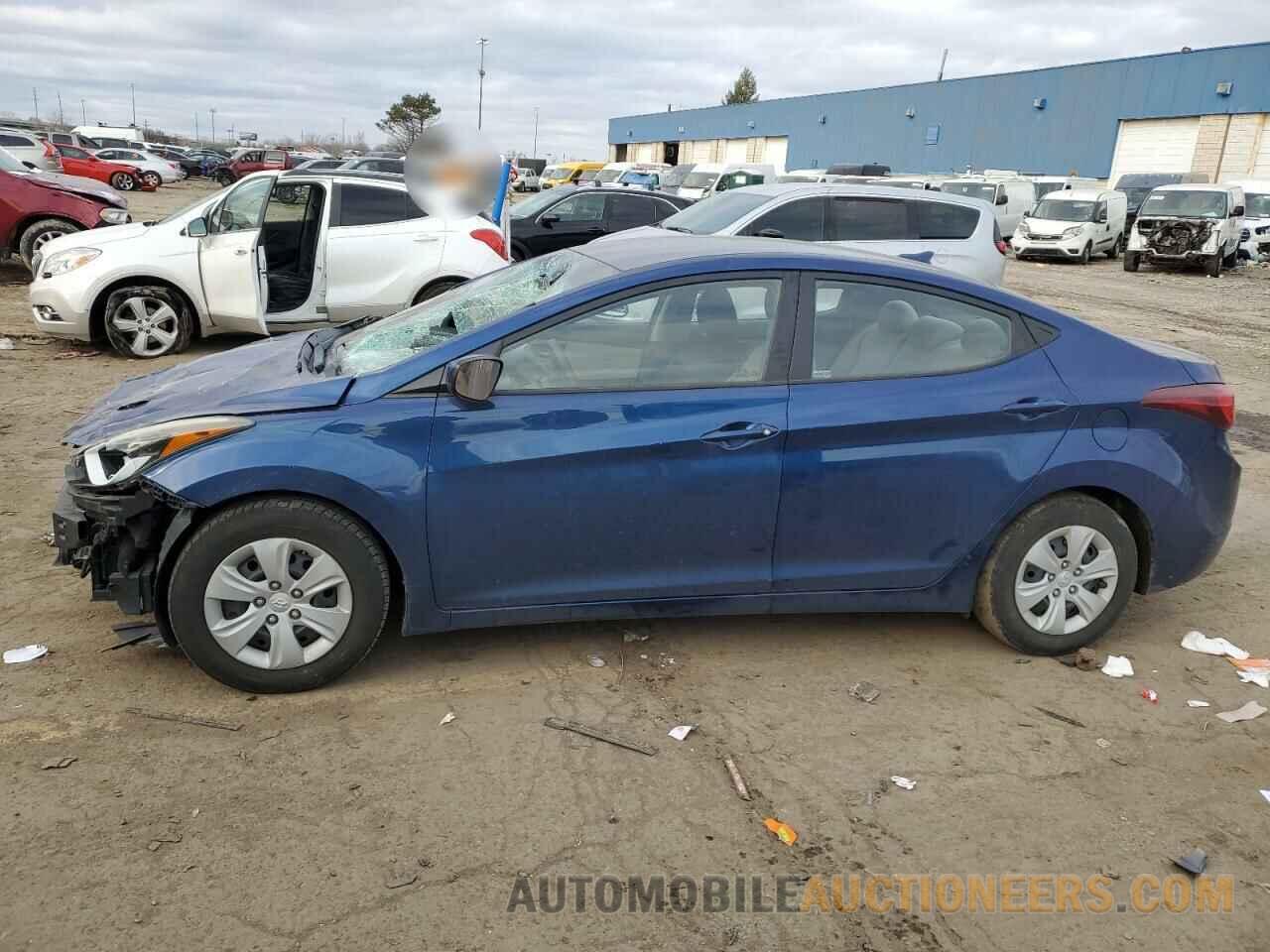 5NPDH4AEXGH762406 HYUNDAI ELANTRA 2016