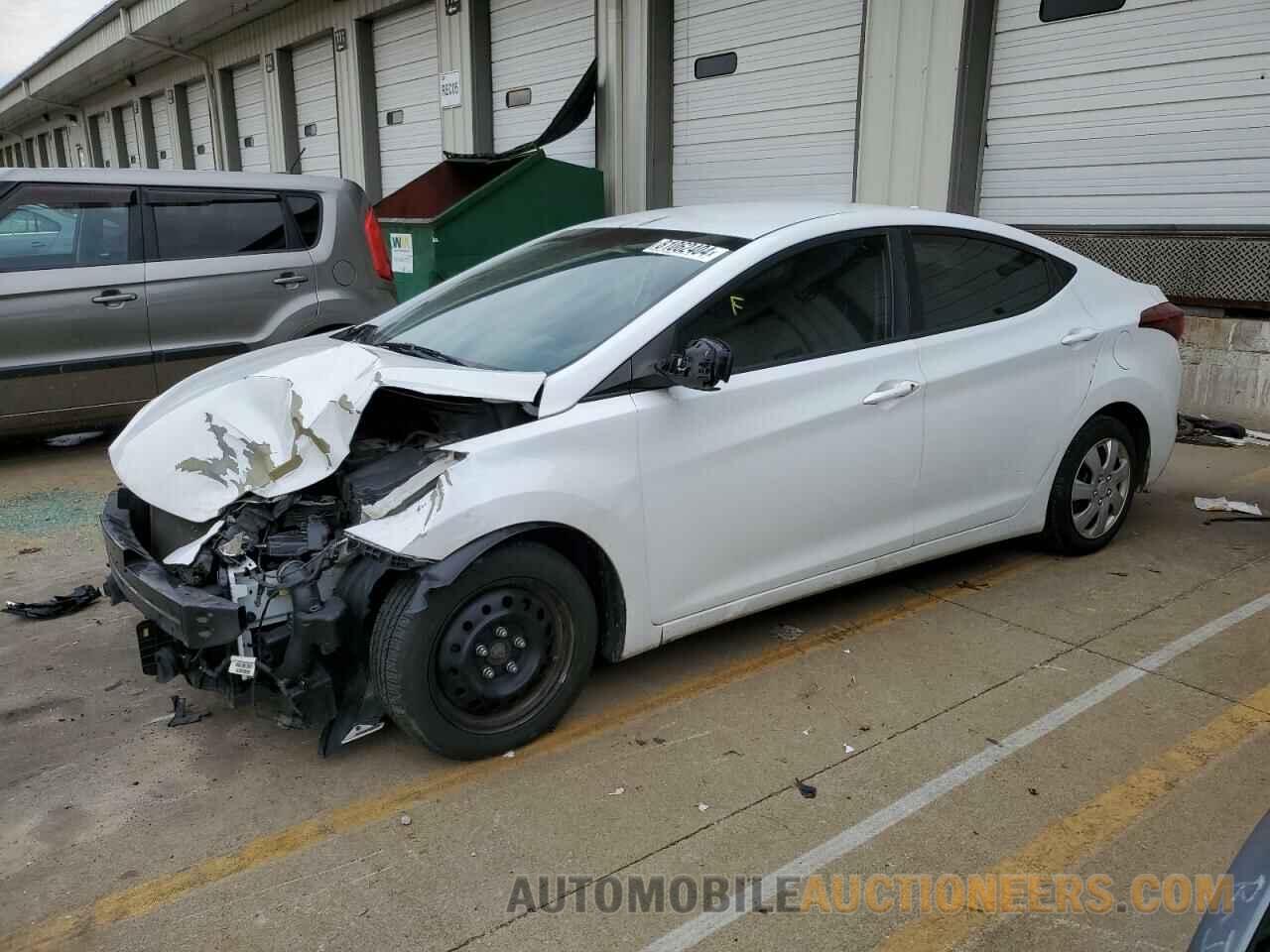 5NPDH4AEXGH770893 HYUNDAI ELANTRA 2016