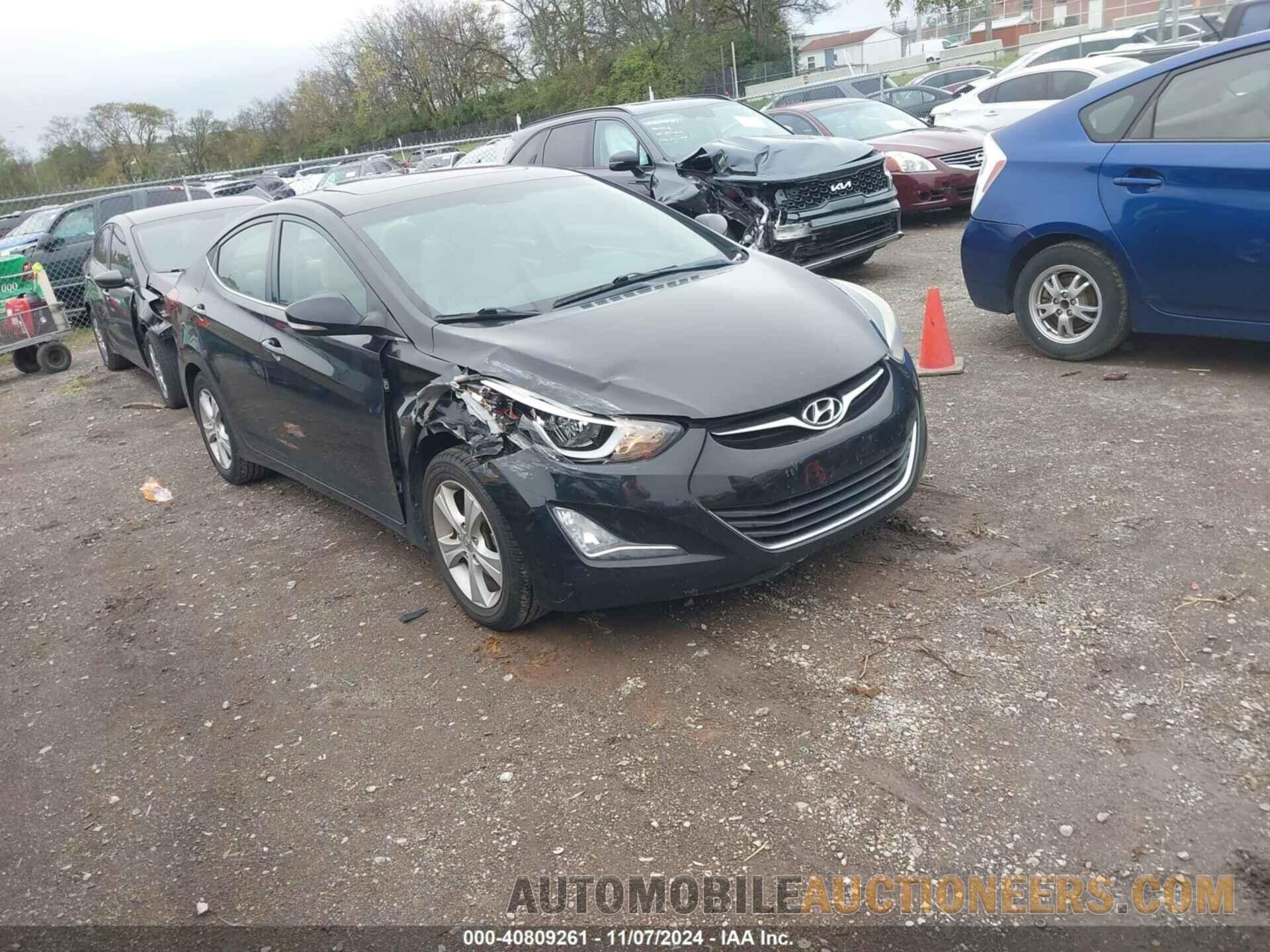 5NPDH4AEXGH782249 HYUNDAI ELANTRA 2016