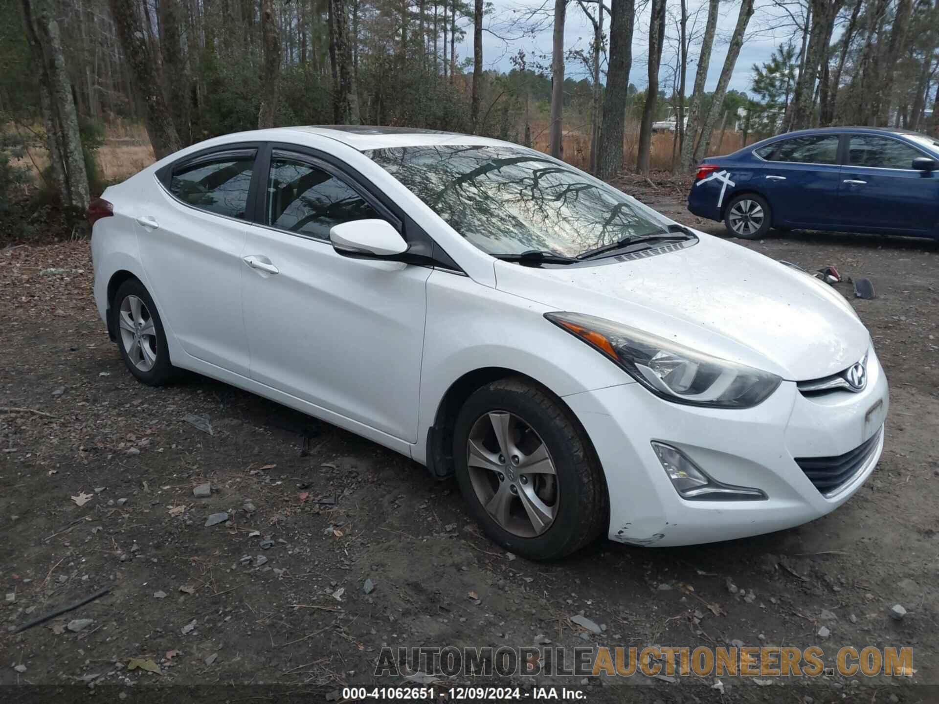 5NPDH4AEXGH794465 HYUNDAI ELANTRA 2016