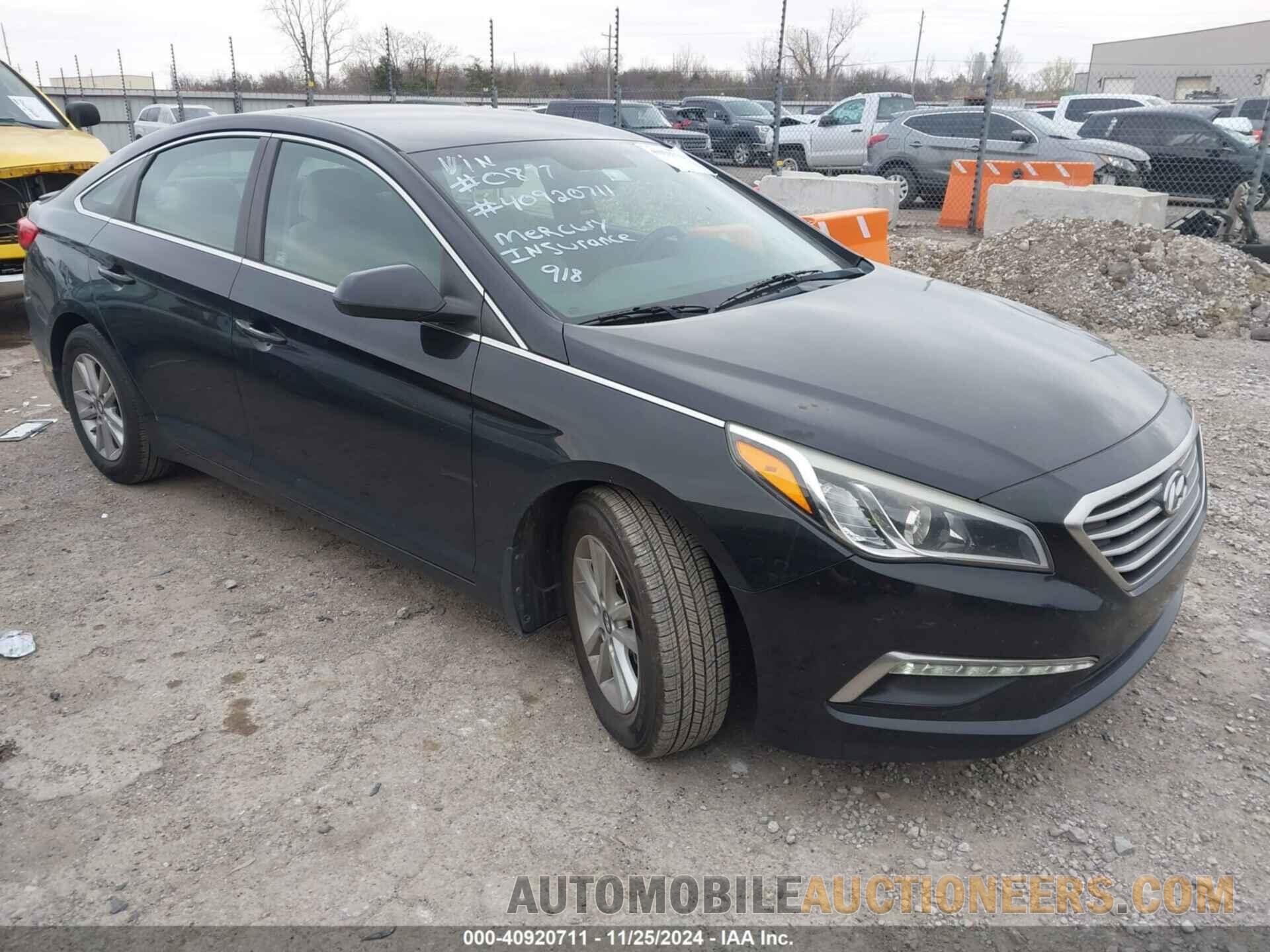 5NPE24AF0FH210877 HYUNDAI SONATA 2015