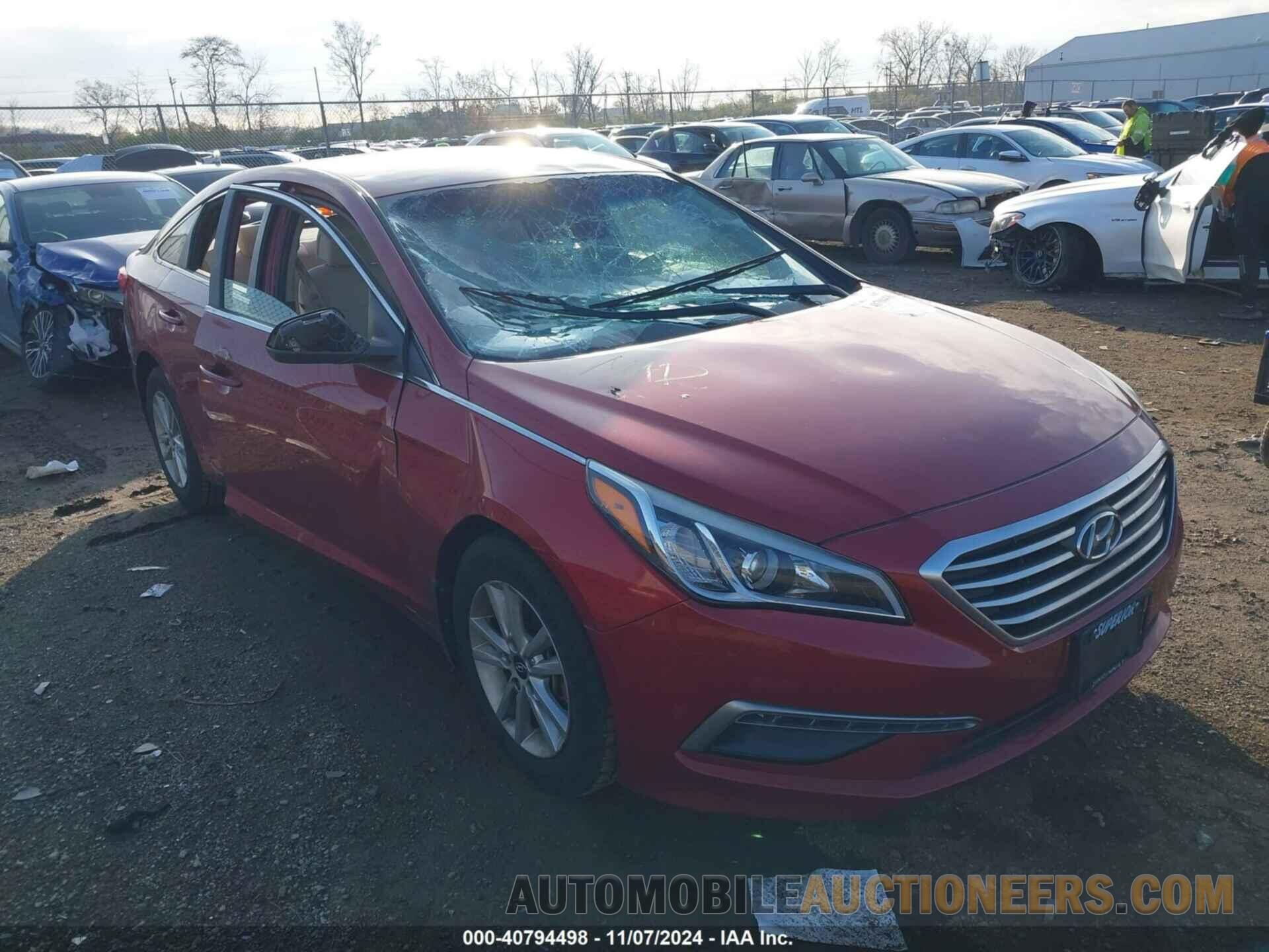 5NPE24AF0FH252689 HYUNDAI SONATA 2015