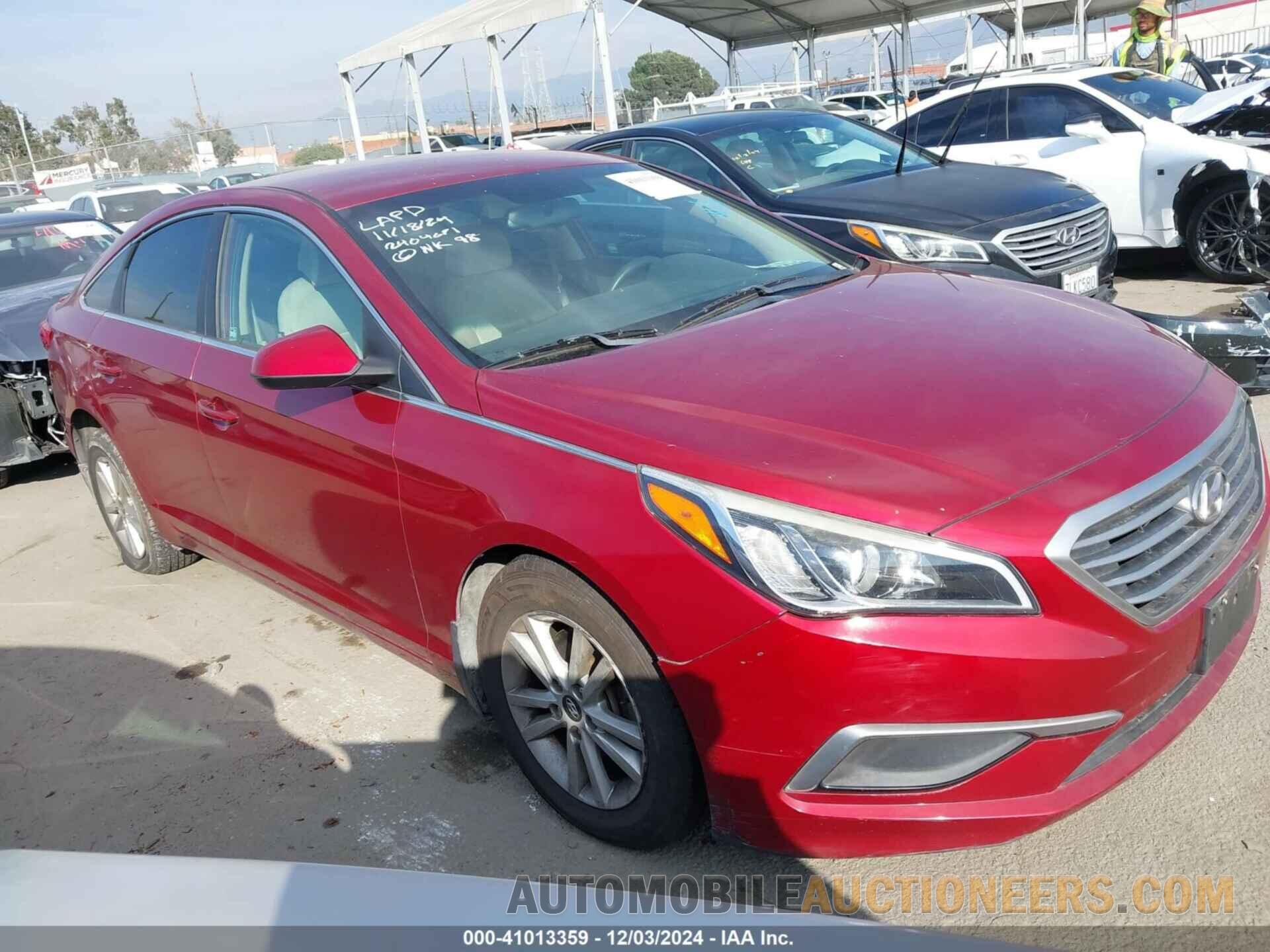 5NPE24AF0GH275813 HYUNDAI SONATA 2016