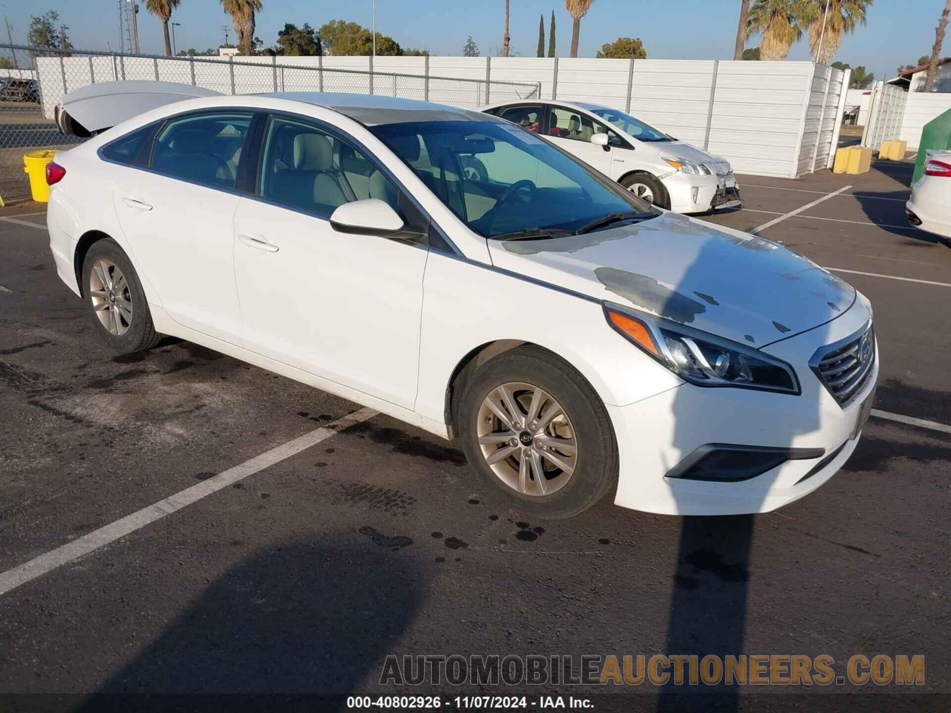 5NPE24AF0GH398088 HYUNDAI SONATA 2016