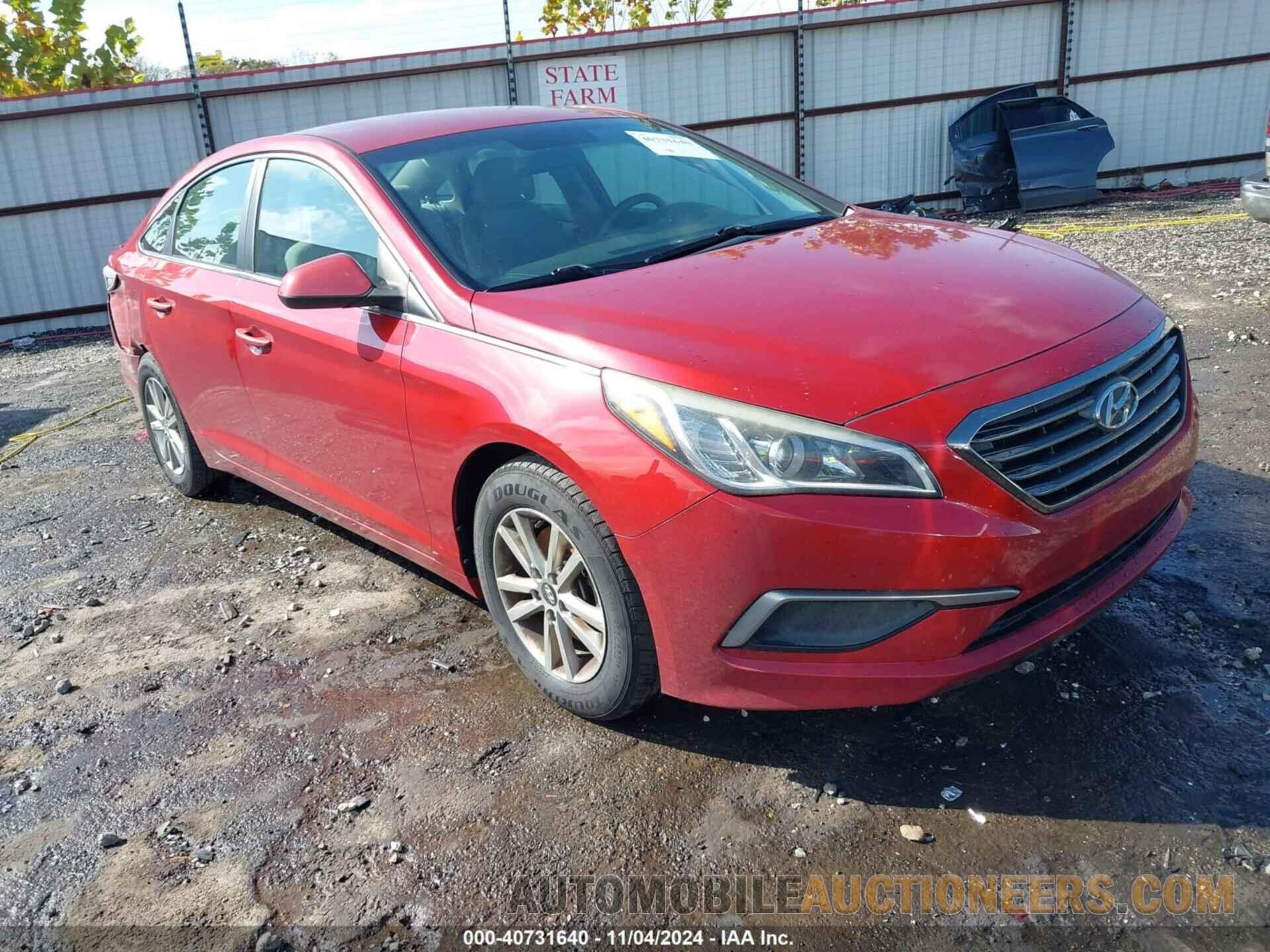 5NPE24AF0HH494434 HYUNDAI SONATA 2017