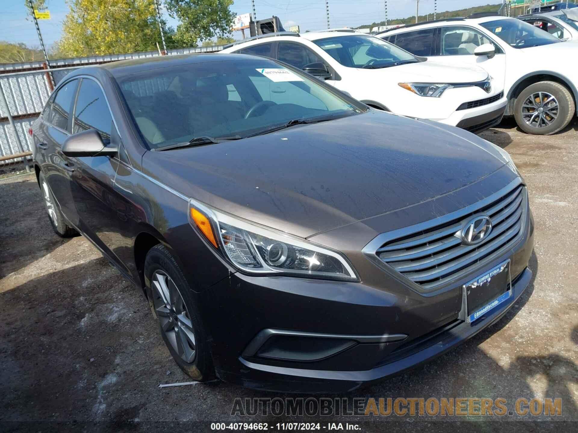 5NPE24AF1HH542457 HYUNDAI SONATA 2017