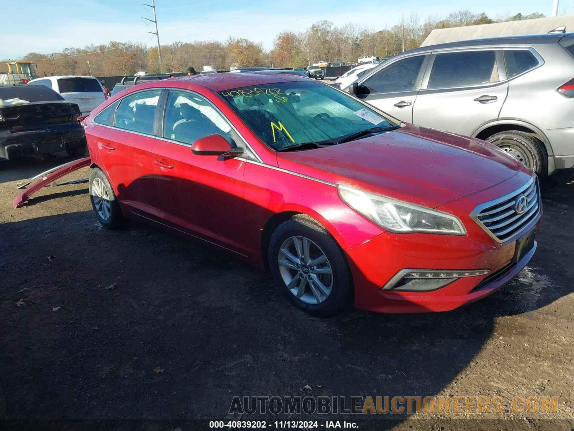 5NPE24AF2FH191359 HYUNDAI SONATA 2015