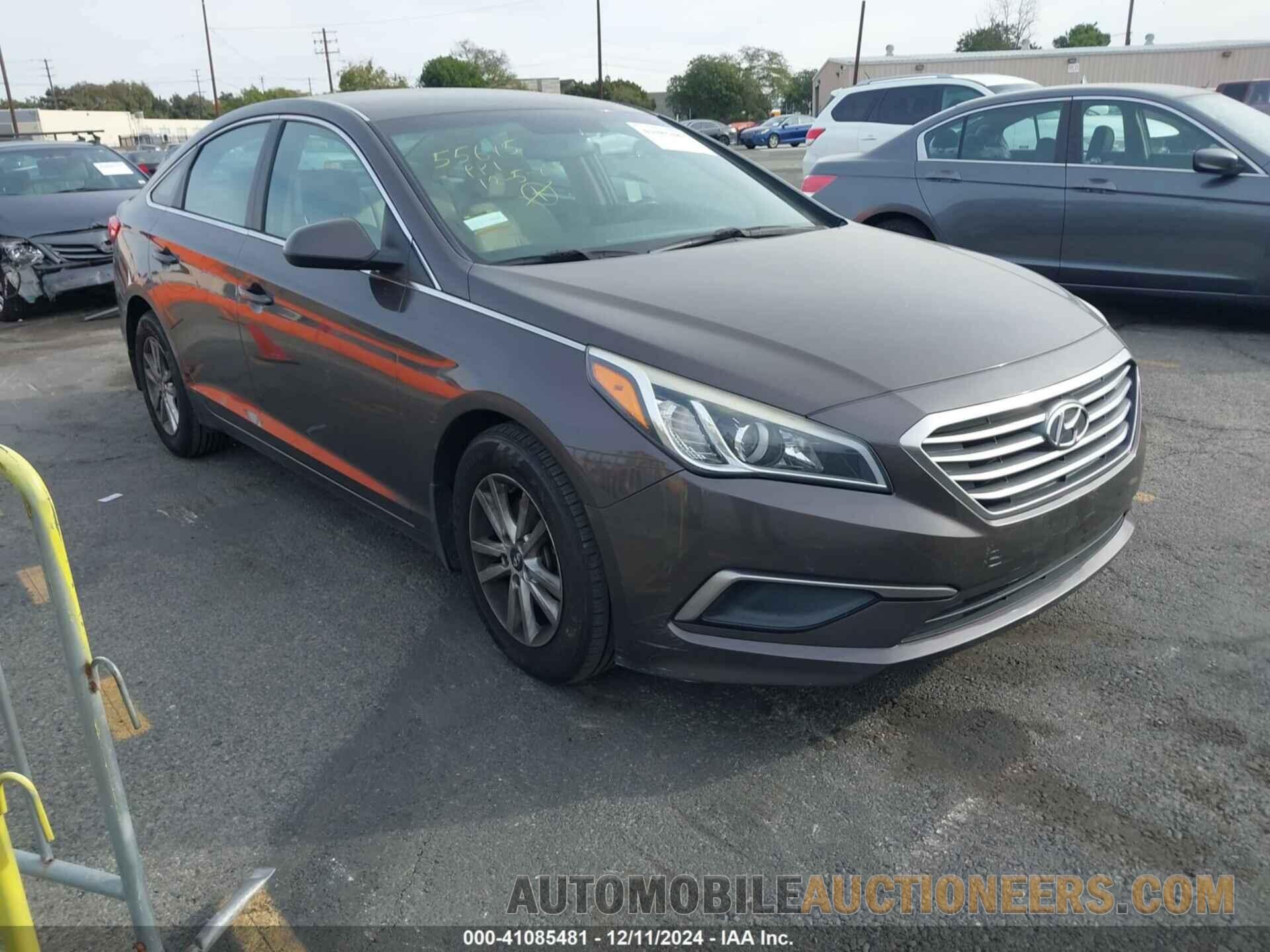 5NPE24AF2GH378408 HYUNDAI SONATA 2016