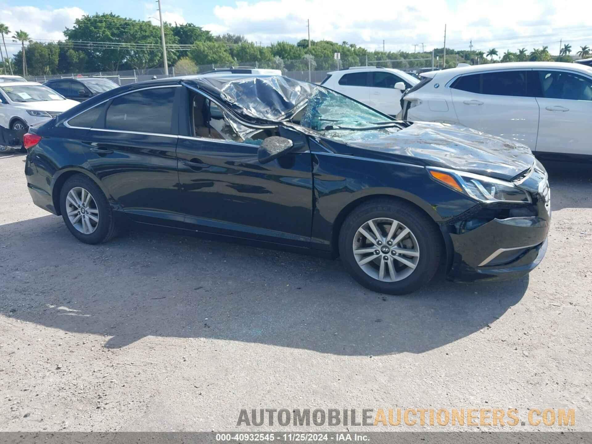 5NPE24AF2HH477280 HYUNDAI SONATA 2017