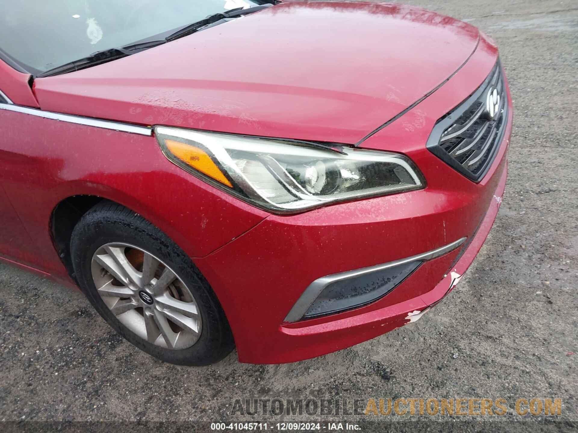 5NPE24AF2HH507829 HYUNDAI SONATA 2017