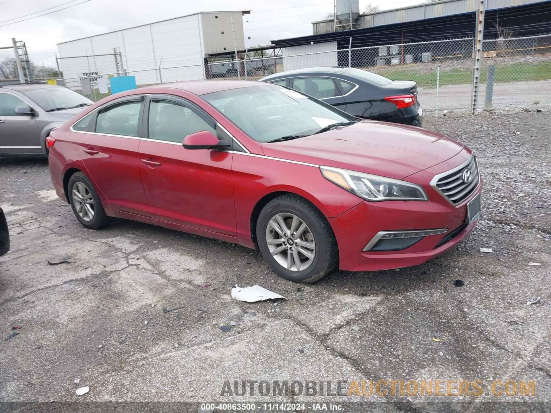 5NPE24AF3FH003707 HYUNDAI SONATA 2015