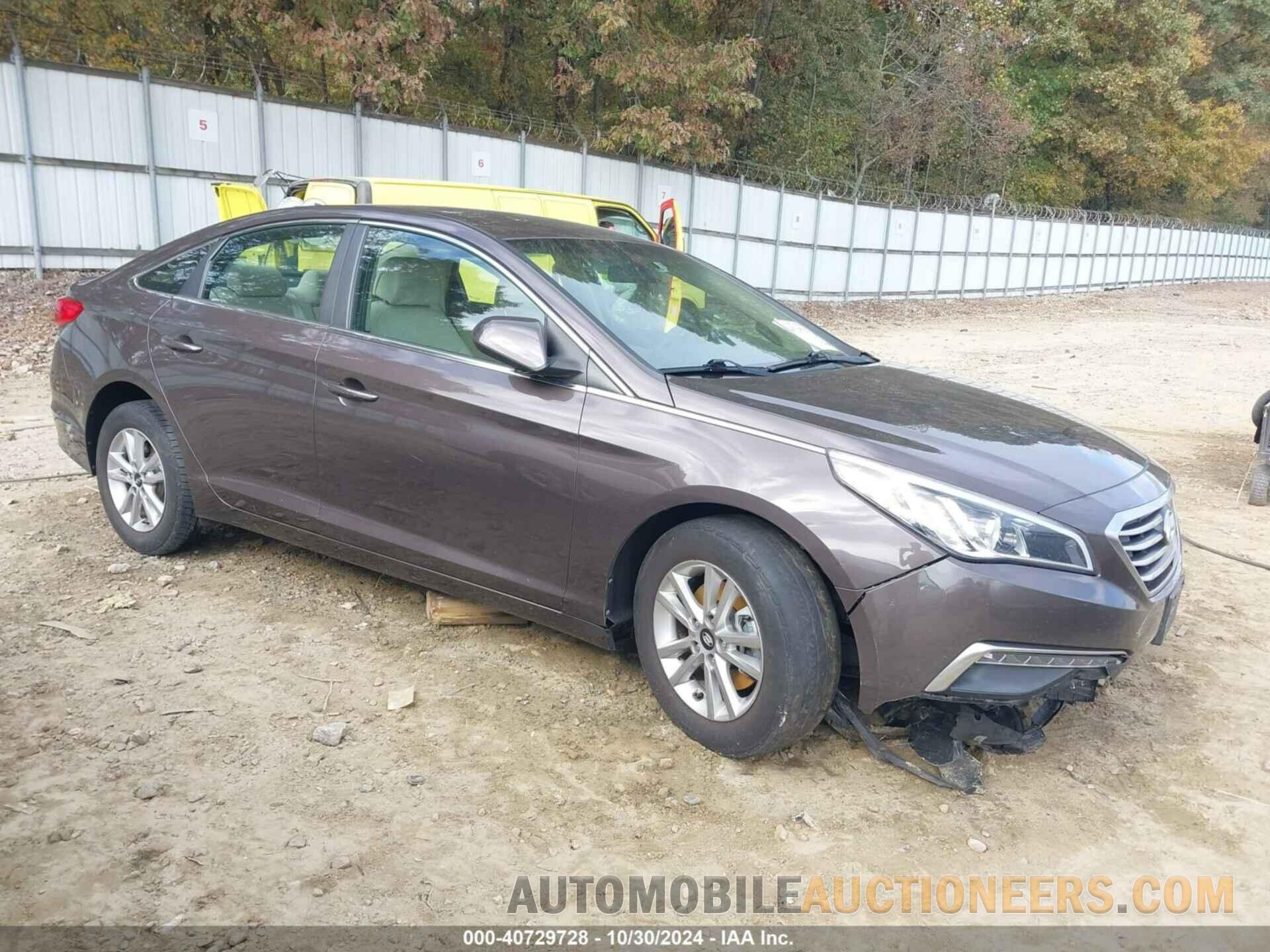 5NPE24AF3FH192598 HYUNDAI SONATA 2015