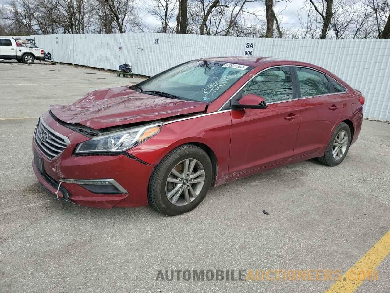 5NPE24AF4FH202829 HYUNDAI SONATA 2015